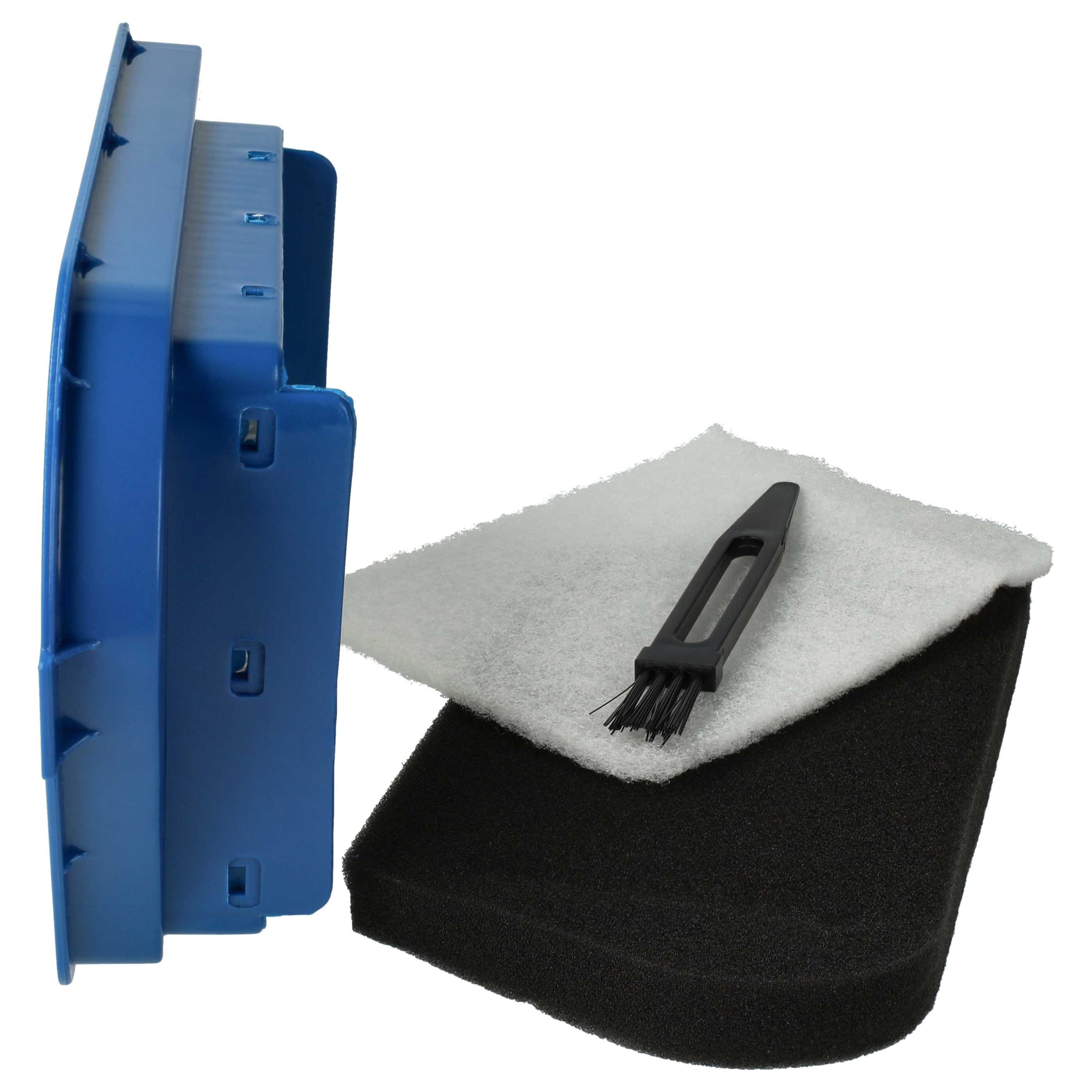 8 Part Filter + Brush Set replaces Rowenta ZR004601 for Moulinex Vacuum Cleaner etc.