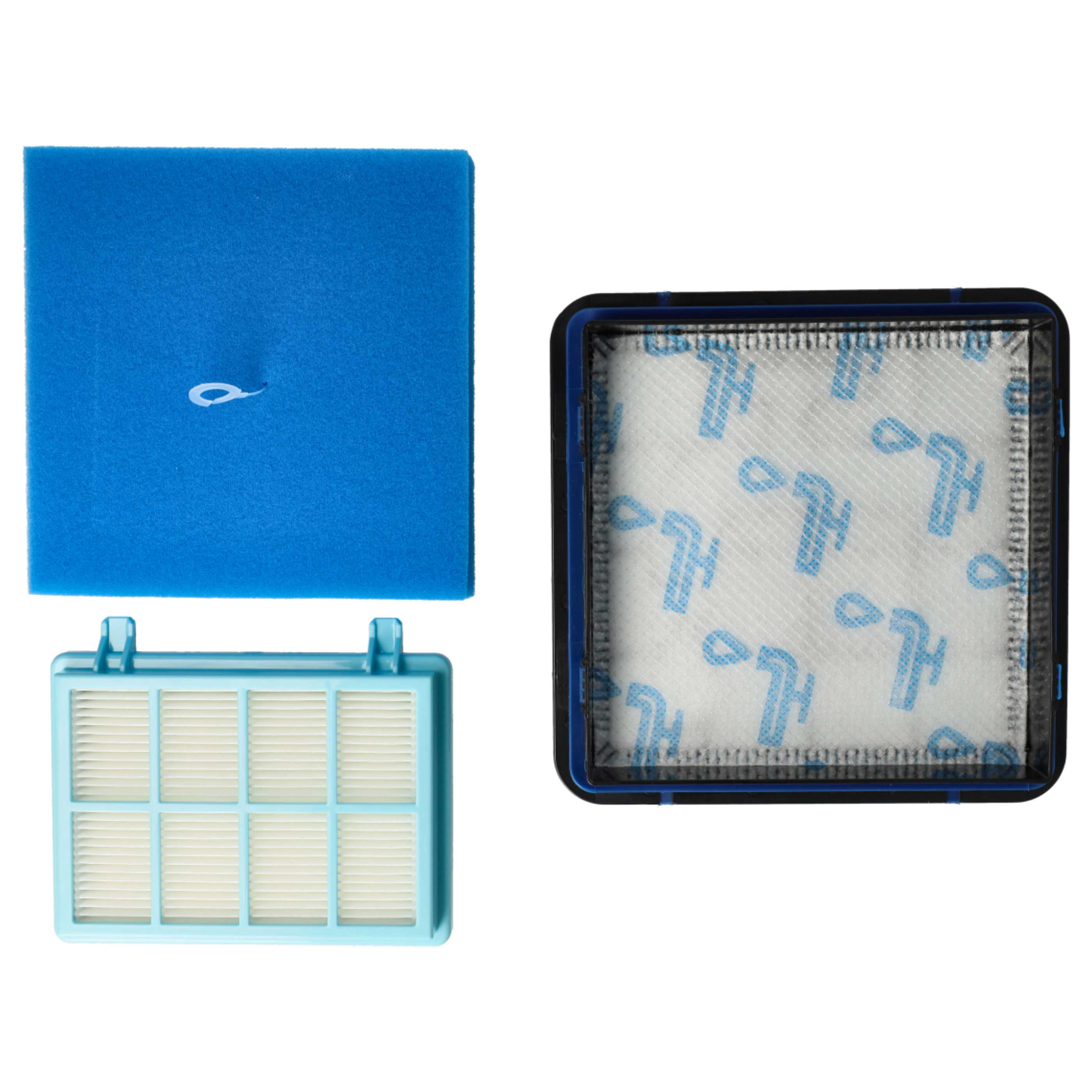 3x Filter Set replaces Philips 432200494471 for Philips Vacuum Cleaner - Vacuum Cleaner Filter Set