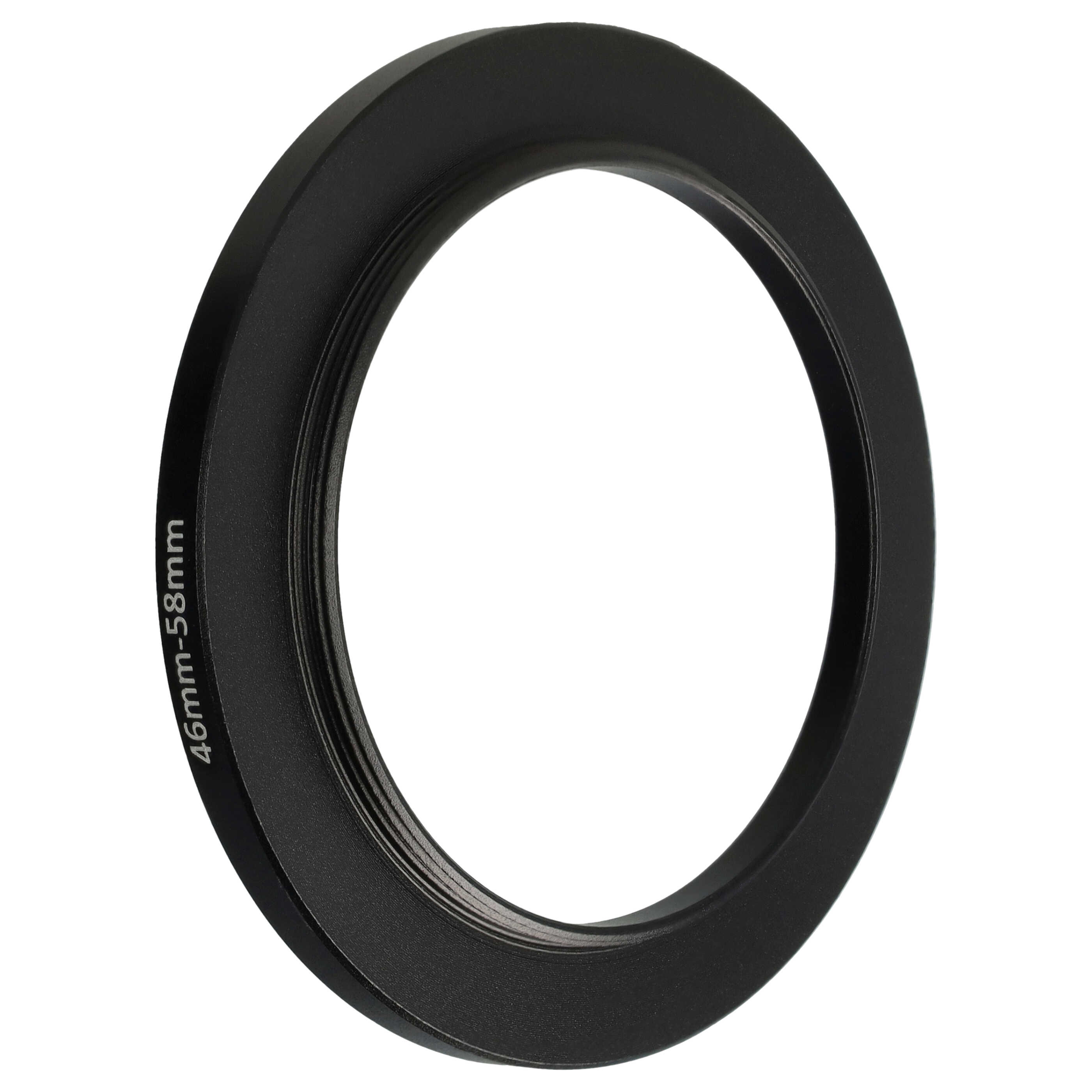 Step-Up-Ring Adapter 46 mm auf 58 mm passend für diverse Kamera-Objektive - Filteradapter