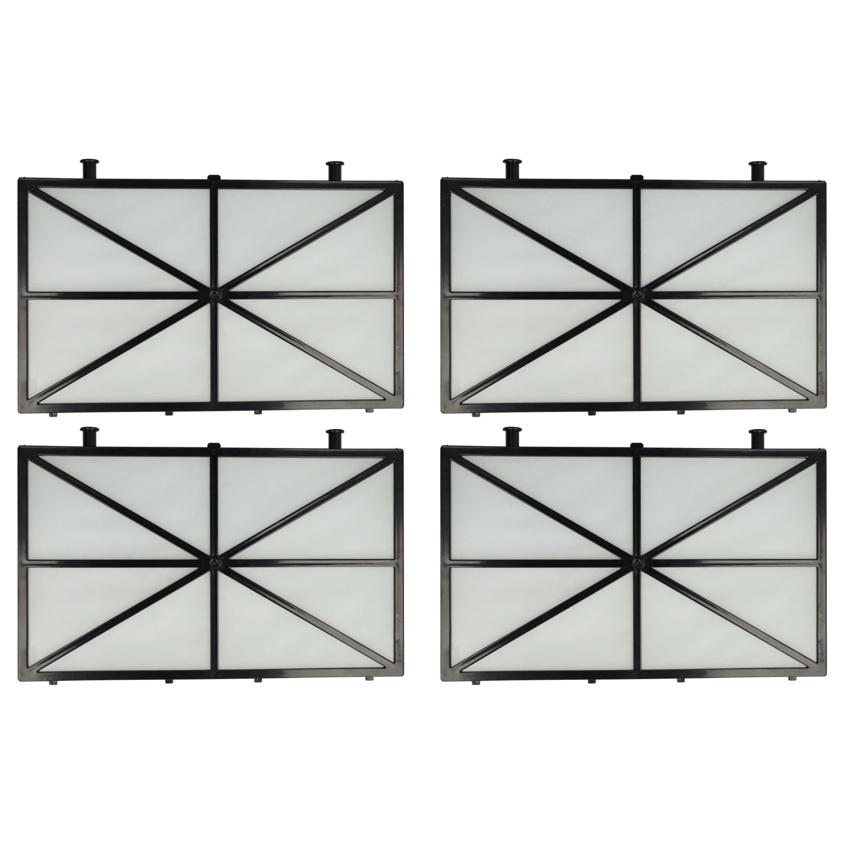 4x Filter replaces Dolphin 9991433 R4 Pool Vacuum Cleaner - Fine Filter 26.5 x 17.5 x 5.4 cm