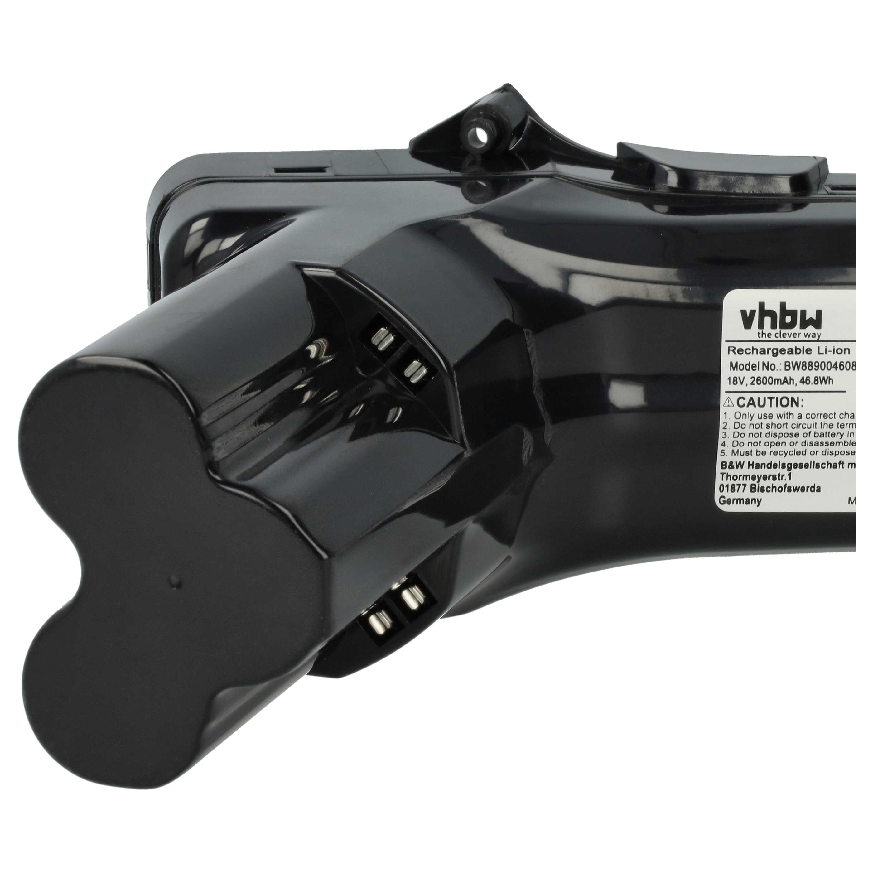 Battery replaces Philips IP827, 300000517621 for Philips 2600mAh, 18V, Li-Ion