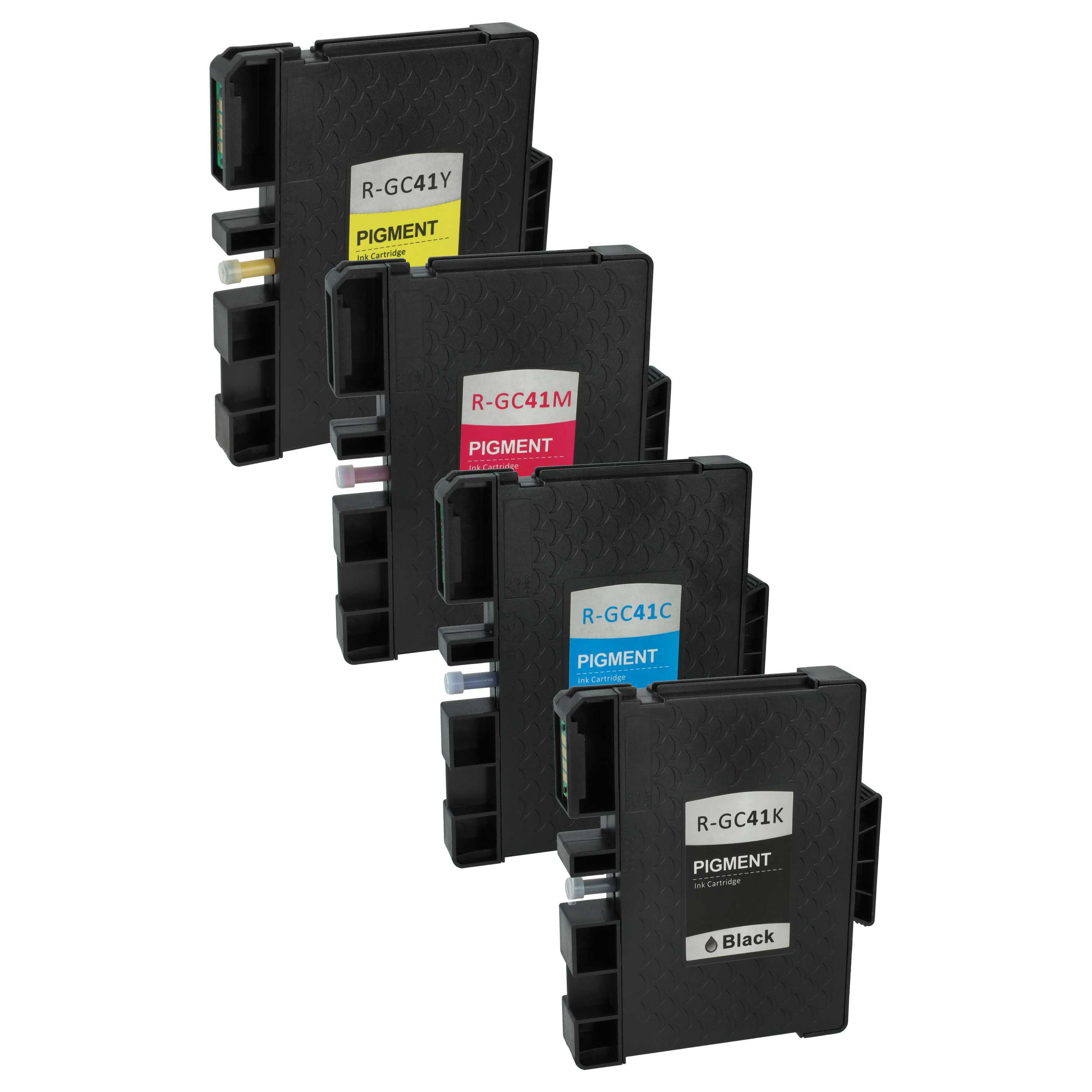 4x Ink Cartridges replaces Ricoh GC-41 for SG 2010 Printer - B/C/M/Y