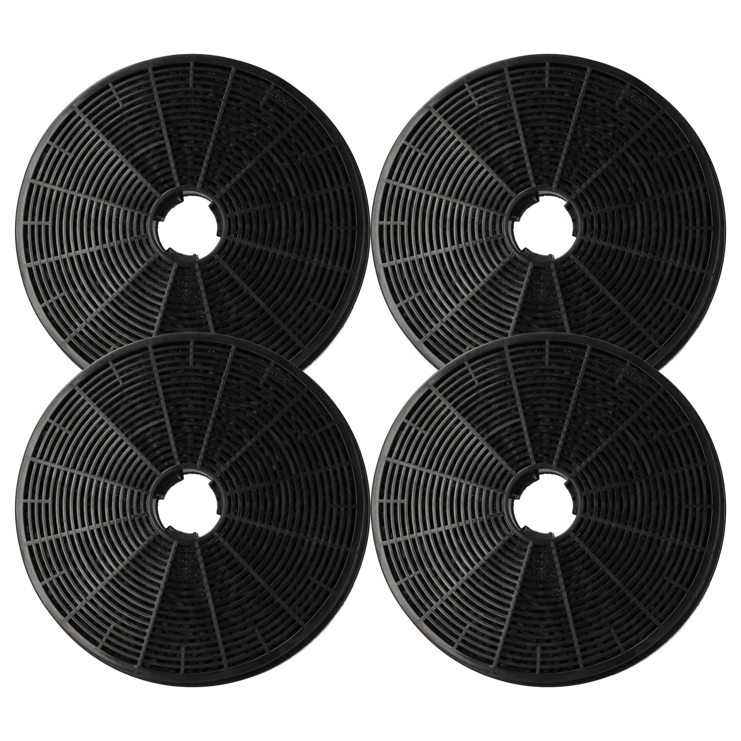 4x Filtres à charbon actif remplace Klarstein 10035387 pour hotte Klarstein