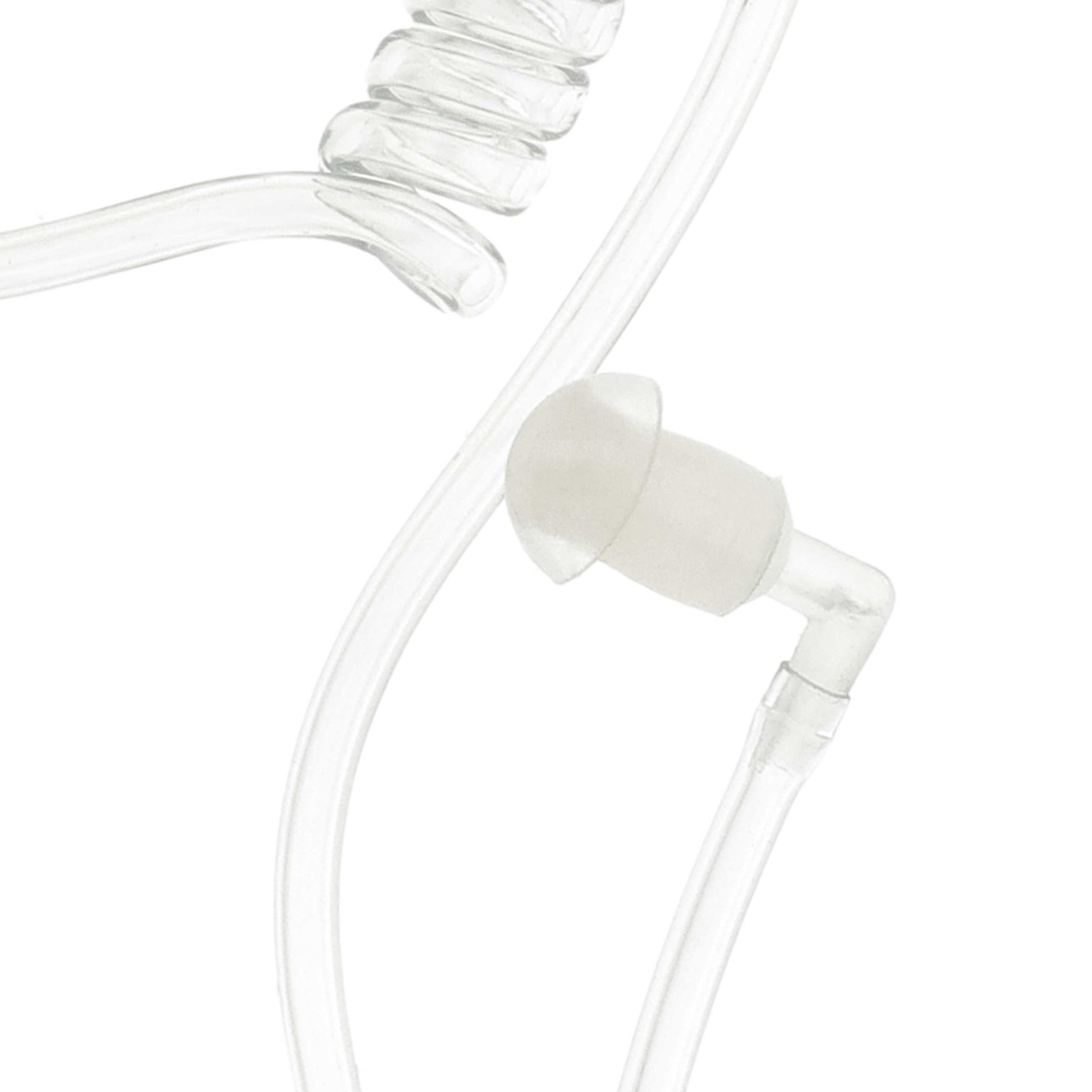 5x Security Radio Headset suitable for Motorola GP300 - "Take Call Button", Clip Mount + Phono Cable