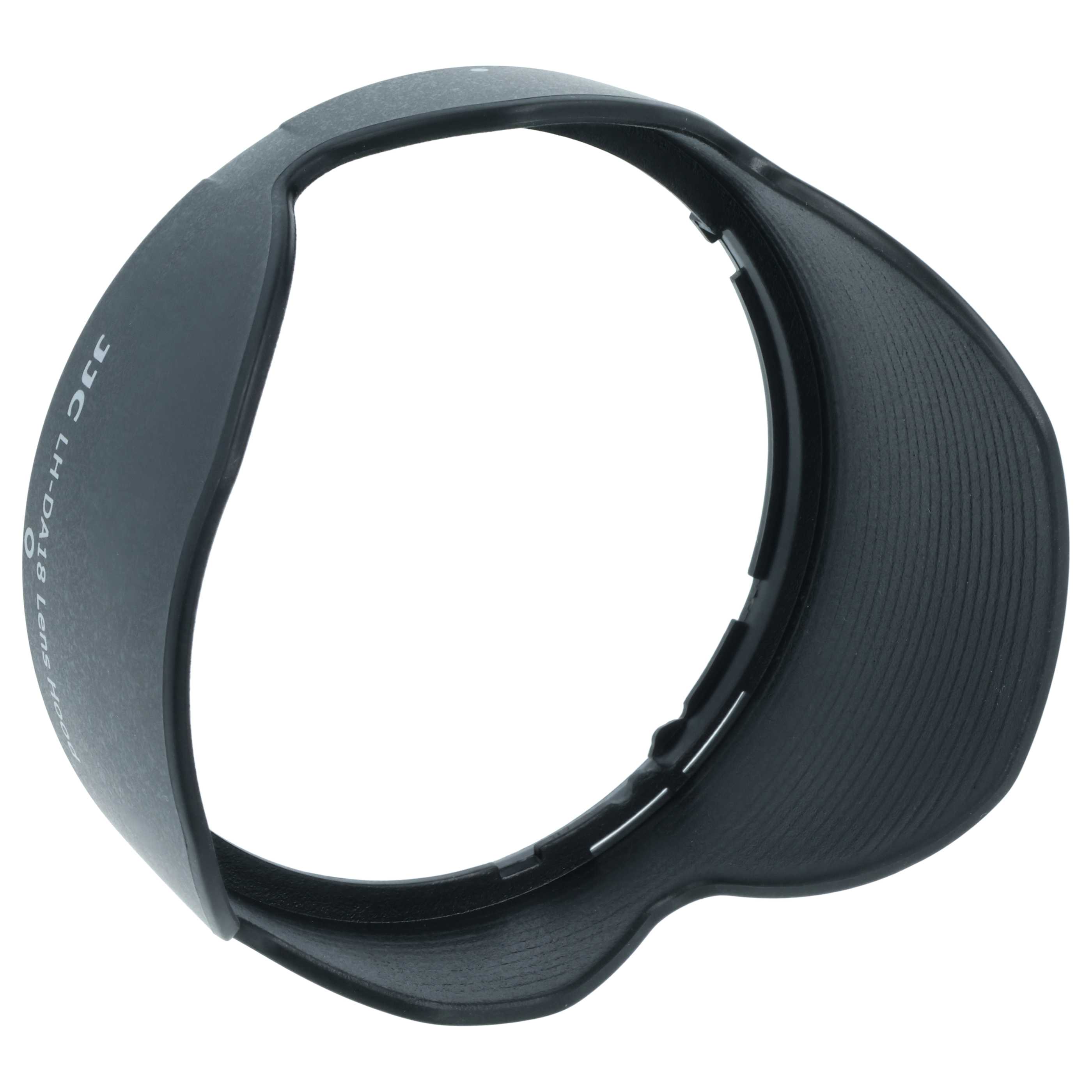 Lens Hood replaces Tamron LH-DA18 for Tamron Lens, plastic, black