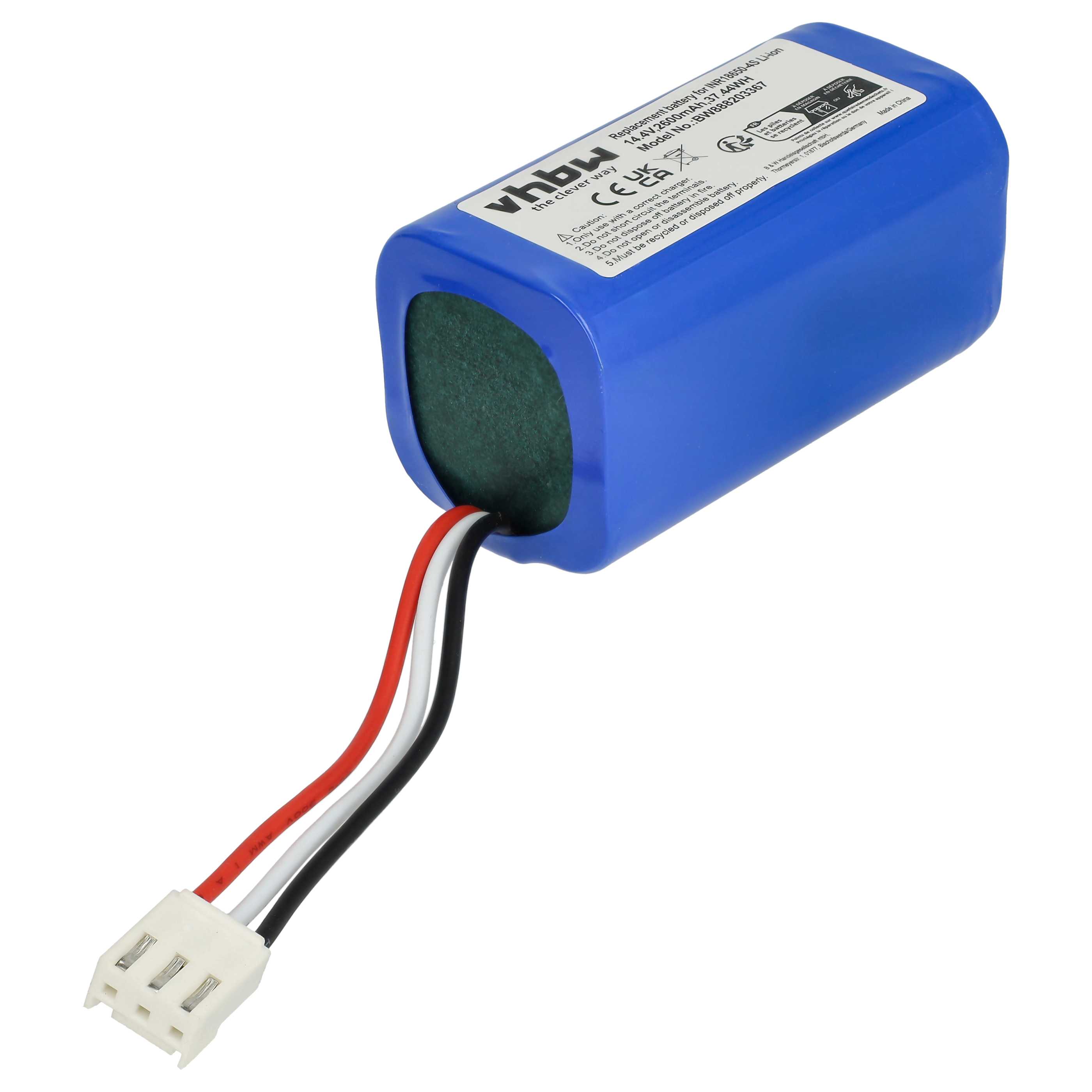 Battery suitable for Severin Chill RB 7028, RB-7028 2600mAh, 14.4V, Li-Ion