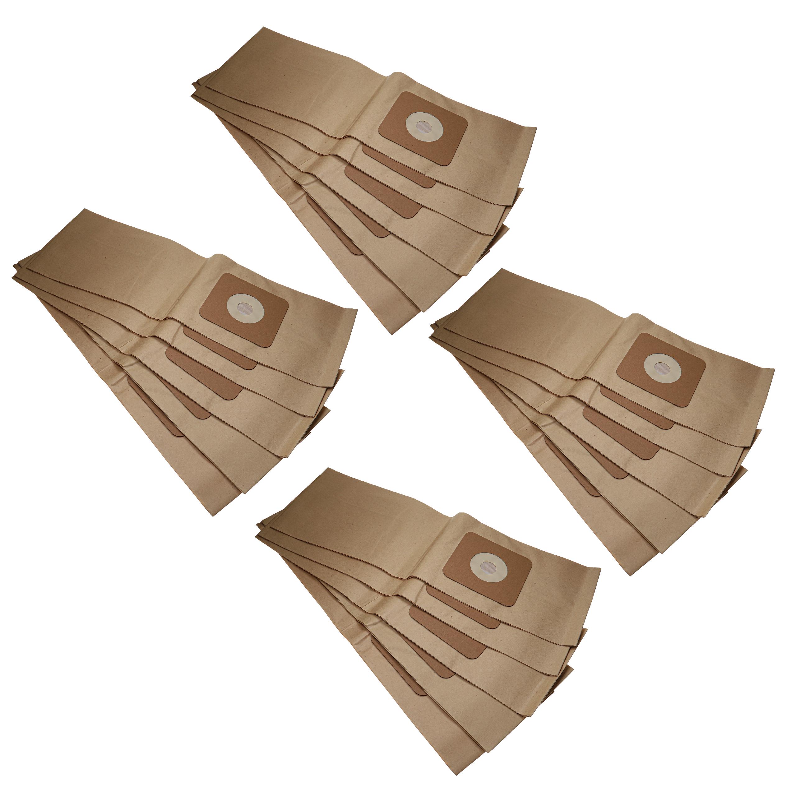 20x Sac remplace Nilfisk 56330690 pour aspirateur Nilfisk - papier