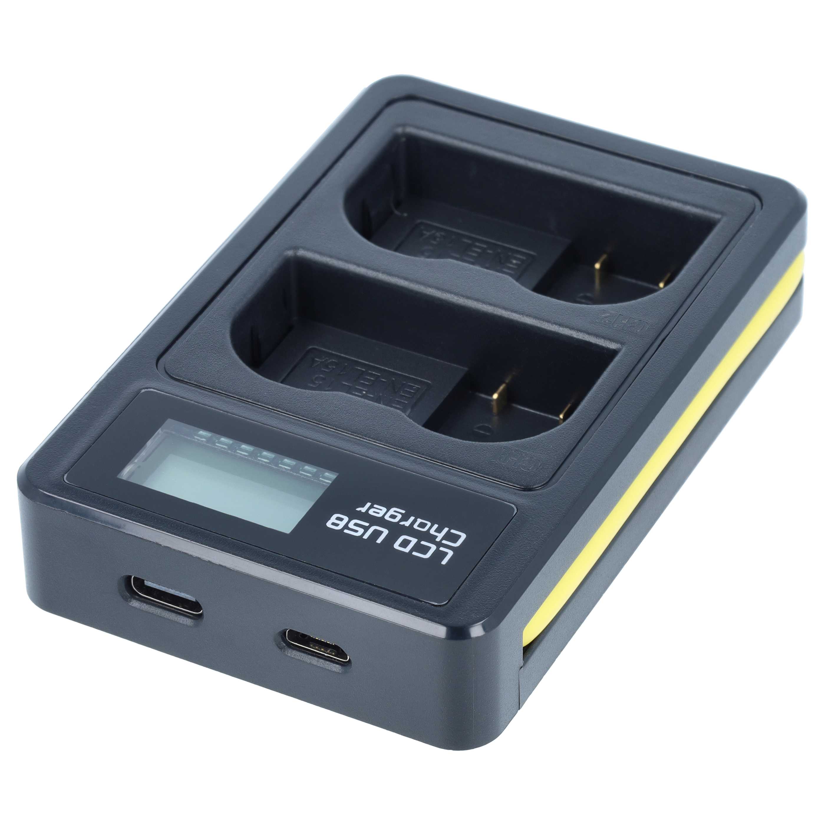 Chargeur Micro-USB + USB-C + câble Micro-USB remplace Nikon MH-25, MH-25a pour appareil photo Nikon - 8,4 V