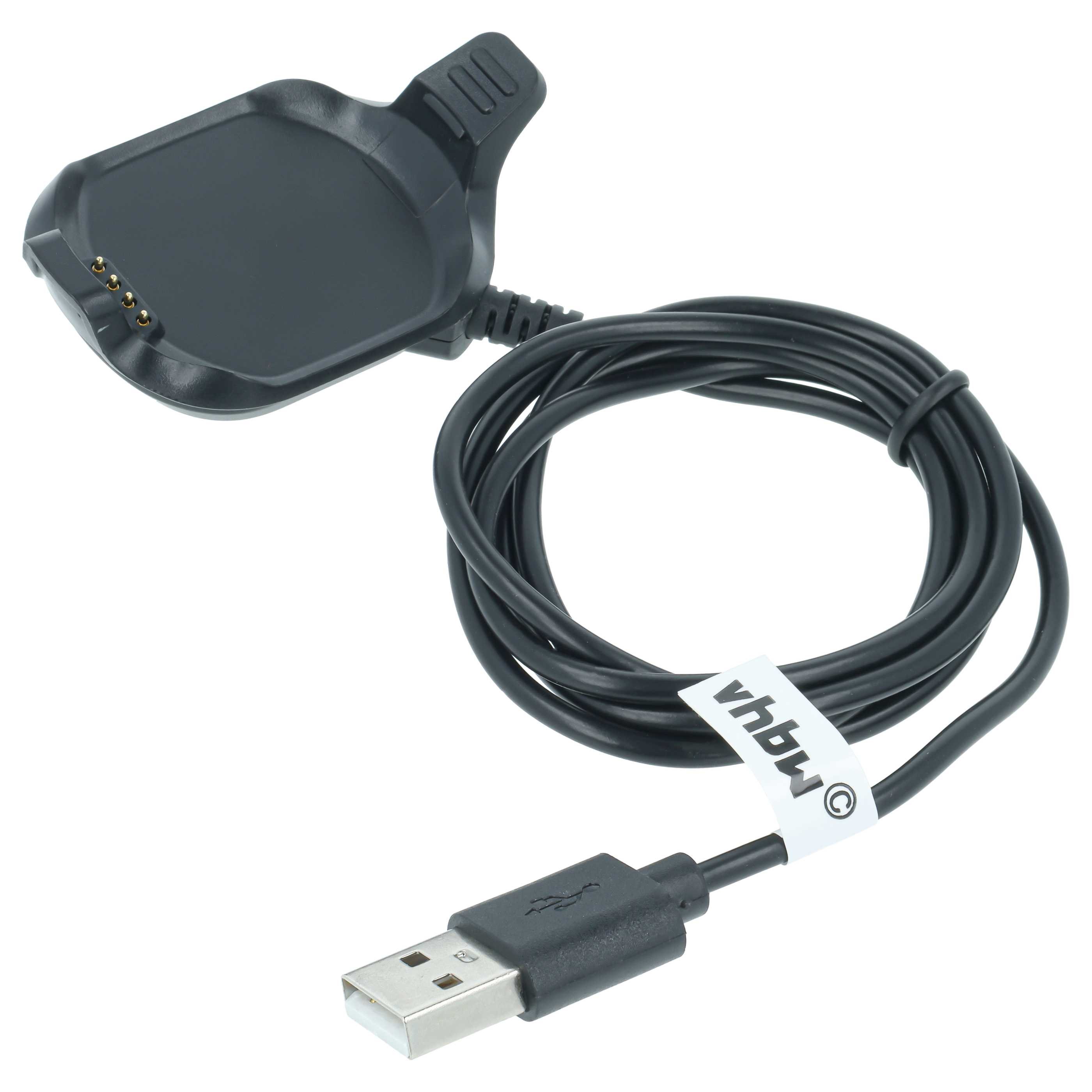 Cavo di ricarica USB per smartwatch Garmin Approach S6, S5 - nero 95 cm