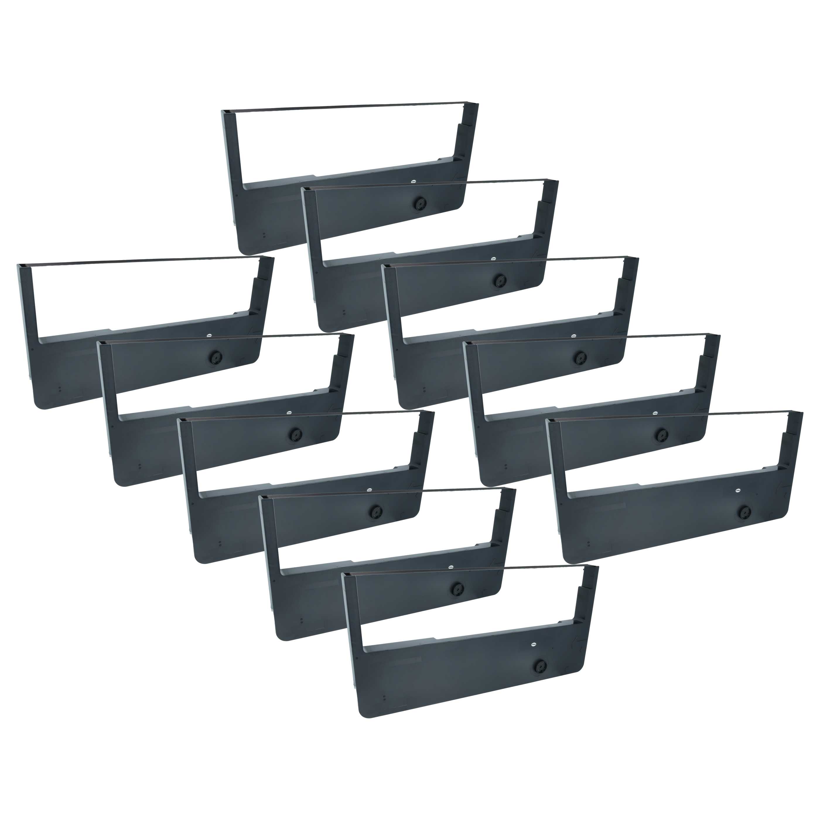 10x Ink Ribbon replaces Tally Genicom 86039 for Tally Genicom Dot Matrix, Receipt Printer - Black