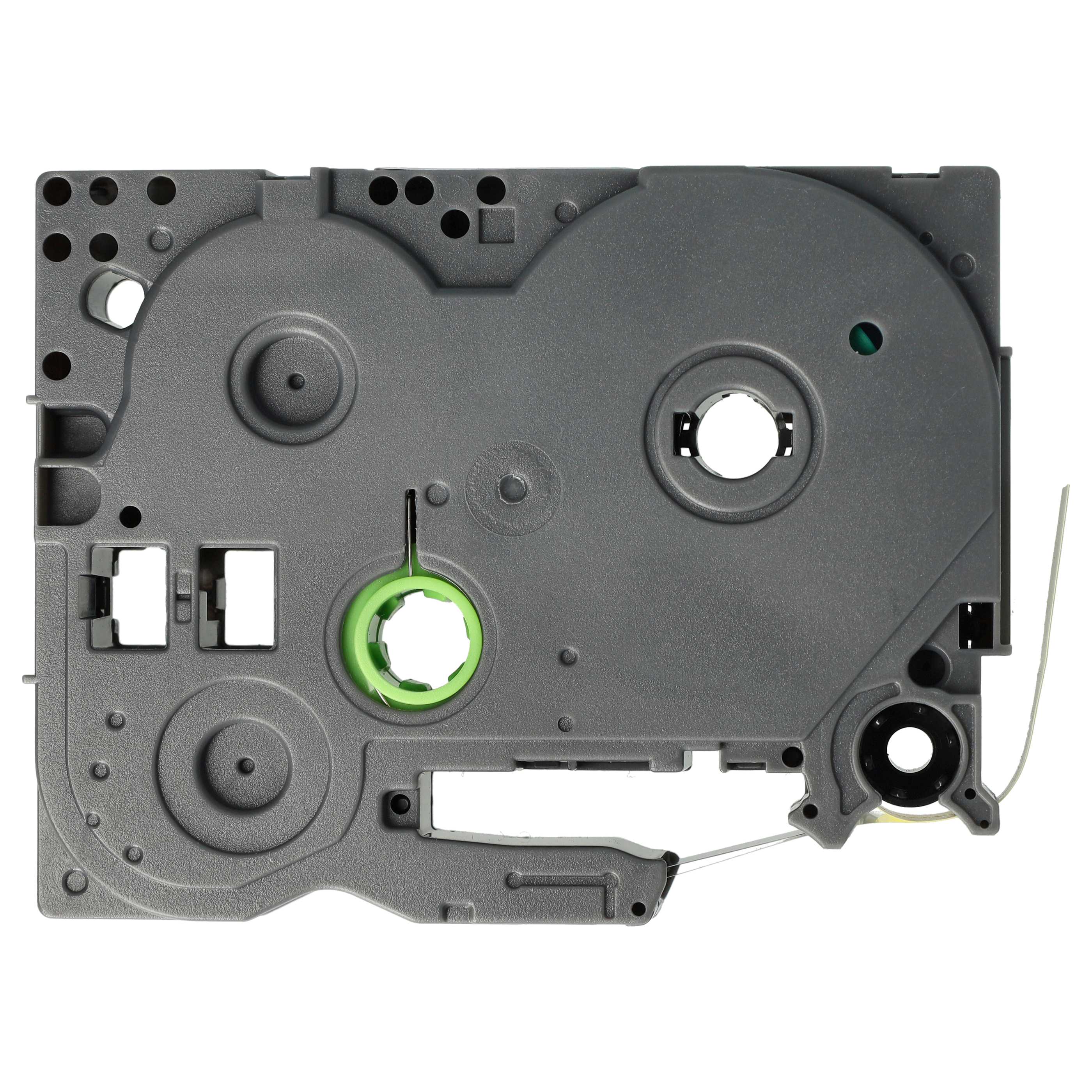 2x Label Tape replaces Brother TZE-631S - 12 mm Black to Yellow