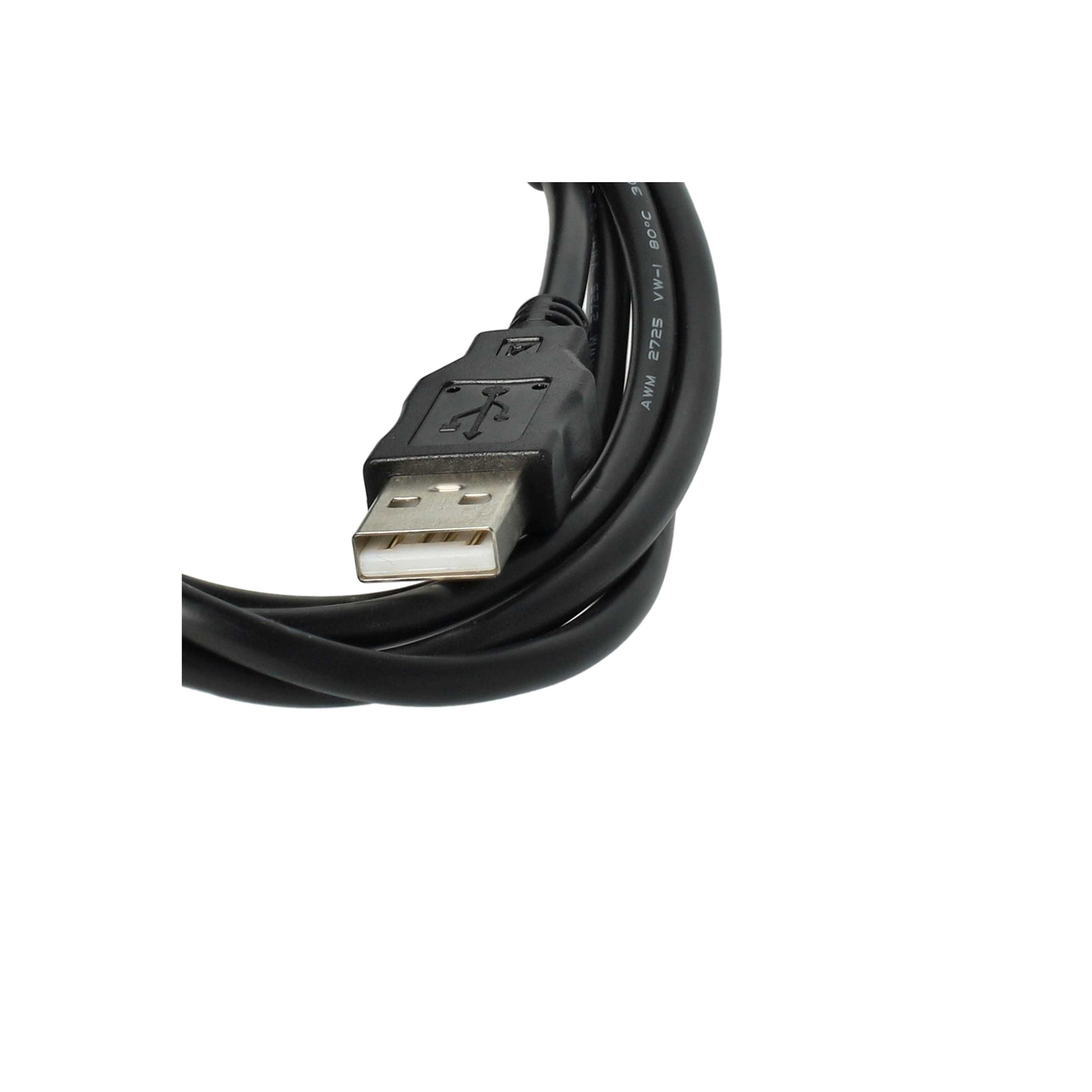 2x USB Data Cable replaces Casio EMC-5U for Fujifilm Camera etc. - 150 cm