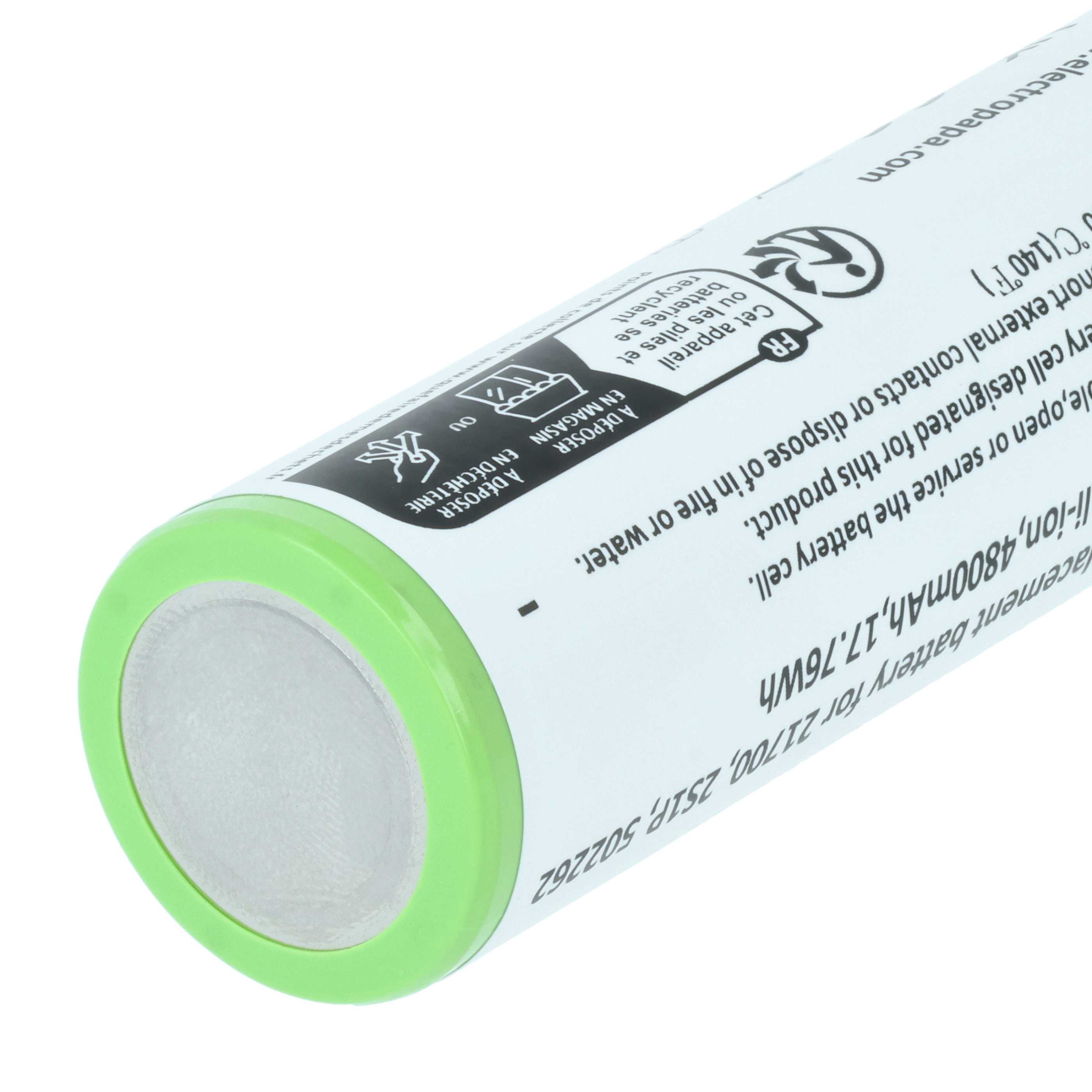 Batterie (2 pcs.) remplace Ledlenser 2S1P, 502262 lampe de poche Ledlenser - 4,8Ah 3,7V Li-ion