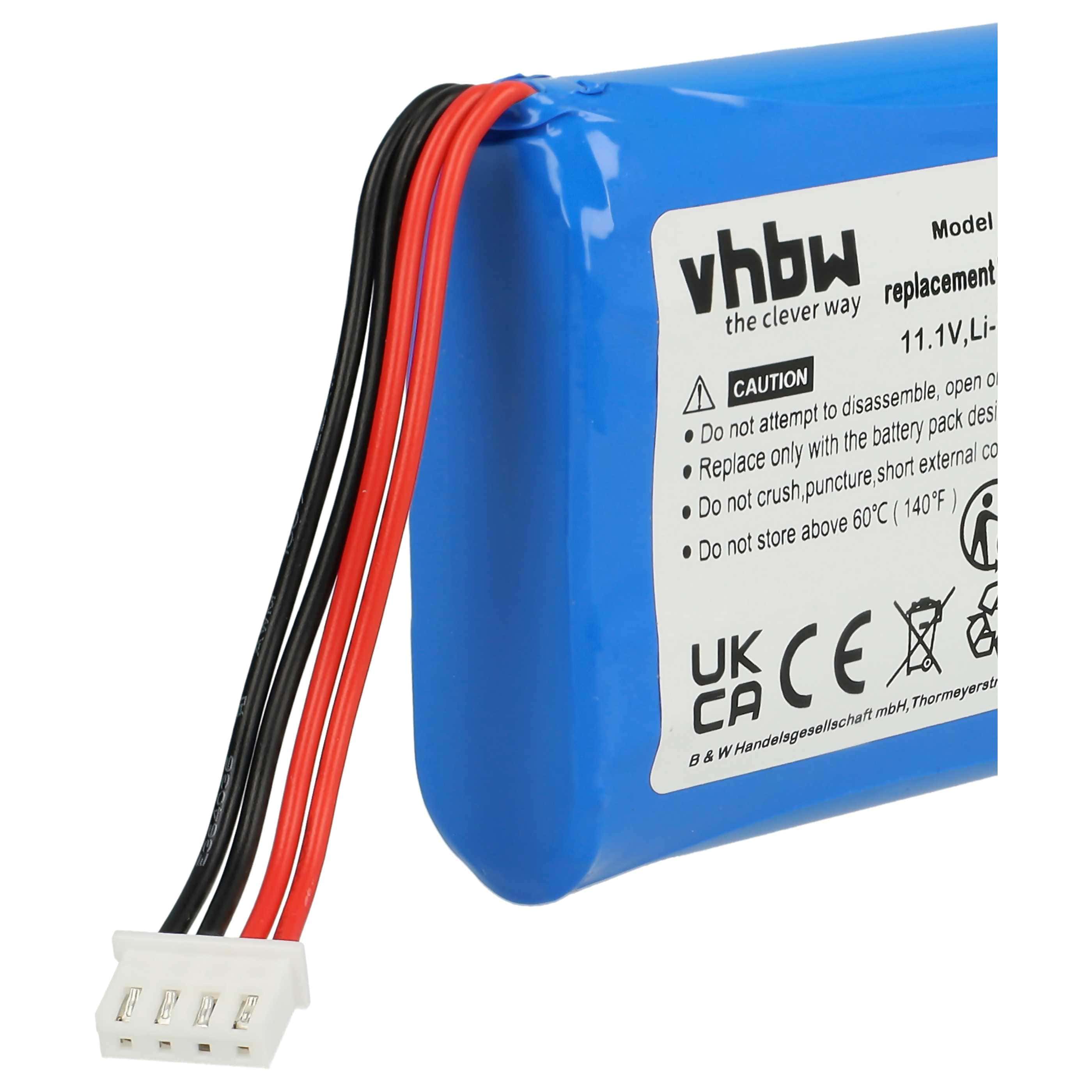 Akumulator do głośnika zamiennik Marshall TF18650-2200-1S3PA - Li-Ion 3400mAh