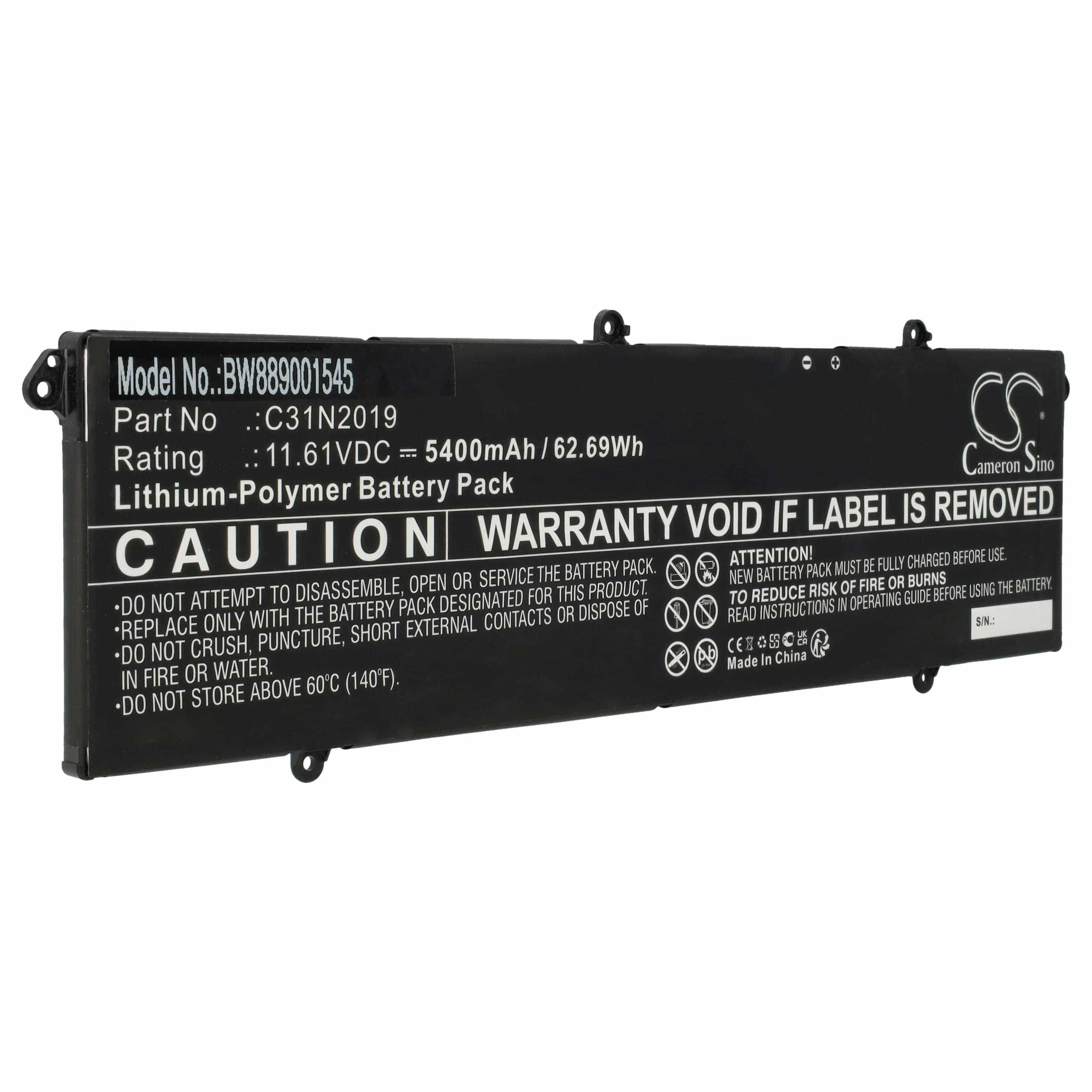 Akumulator do laptopa ASUS Vivobook Pro 14, Pro 15 - 5400 mAh 11,61 V LiPo