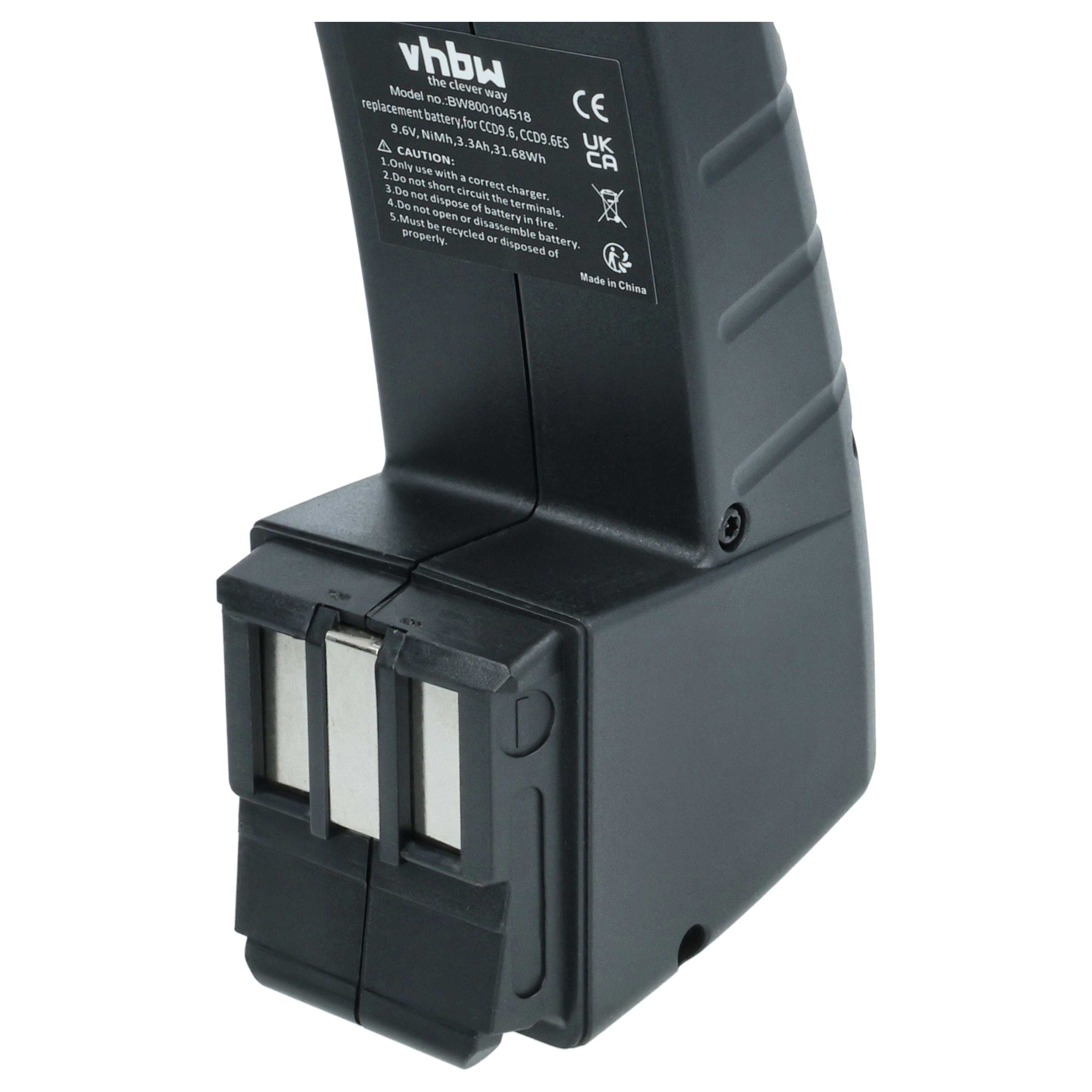 Battery replaces Festo Festool CCD9.6, CDD9.6, CCD9.6FX, CCD9.6ES Electric Power Tool - 3300 mAh, 9.6 V, NiMH