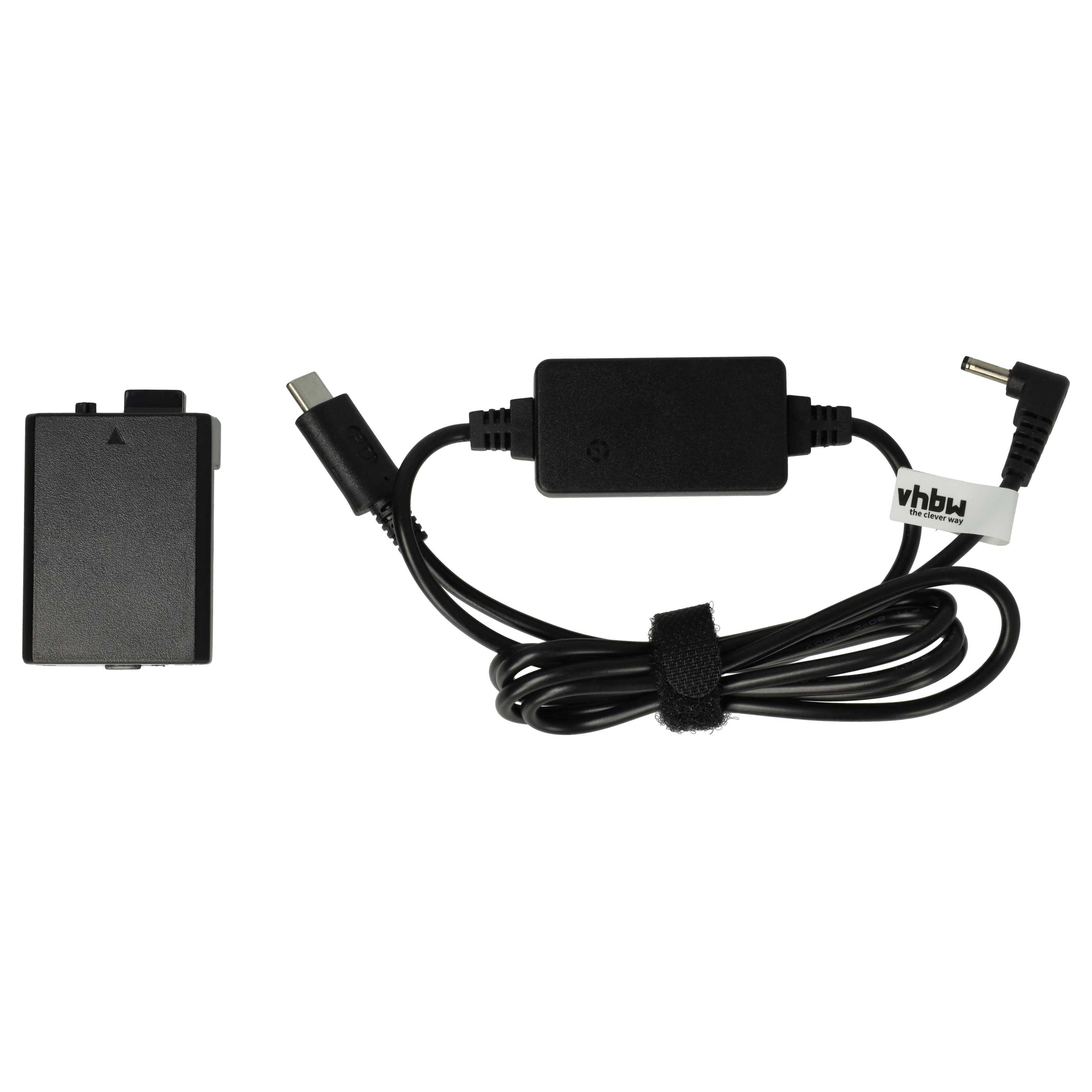 USB Power Supply replaces ACK-E5 for Camera + DC Coupler as Canon - 2 m