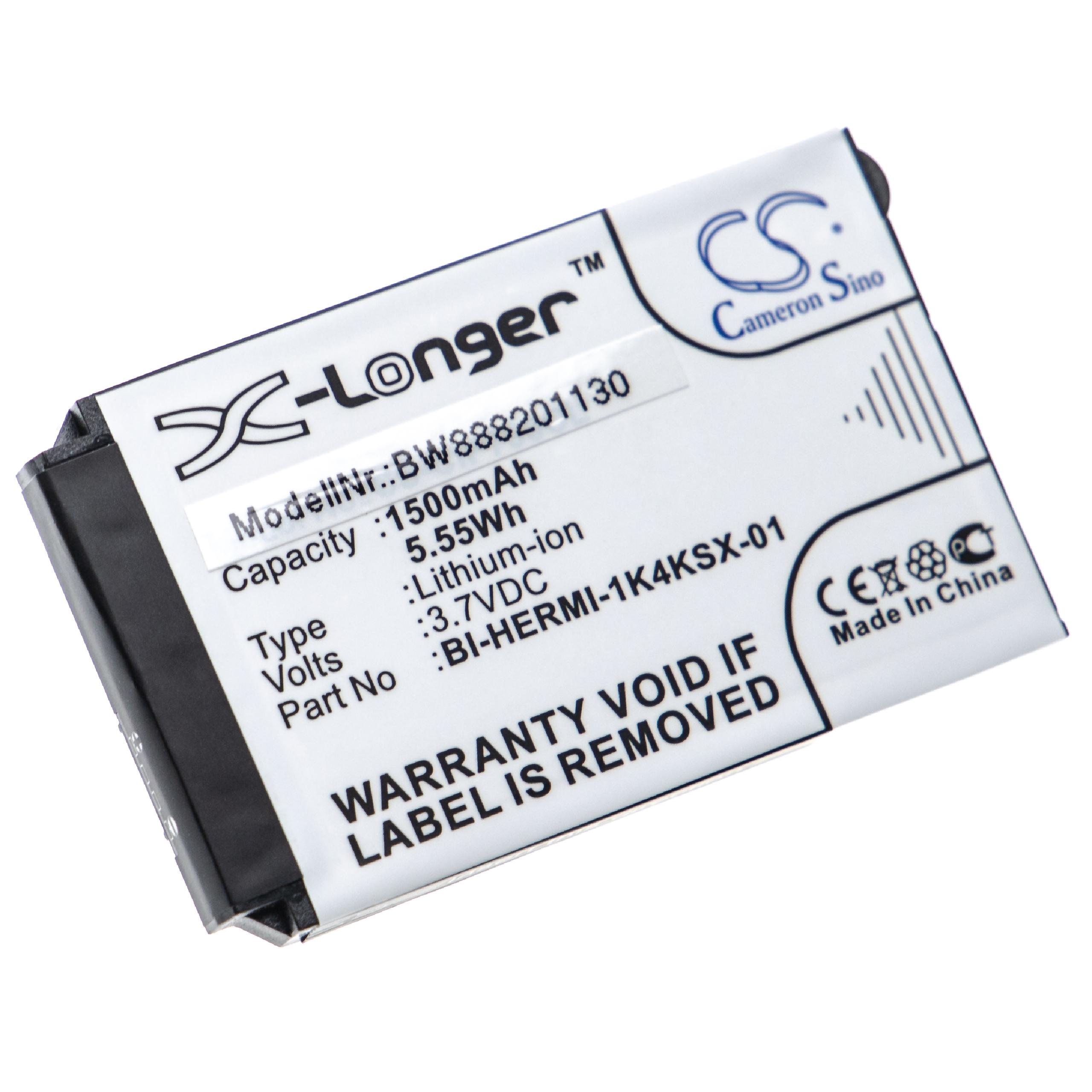 Landline Phone Battery Replacement for Cisco BI-HERMI-1K4KSX-01 - 1500mAh 3.7V Li-Ion