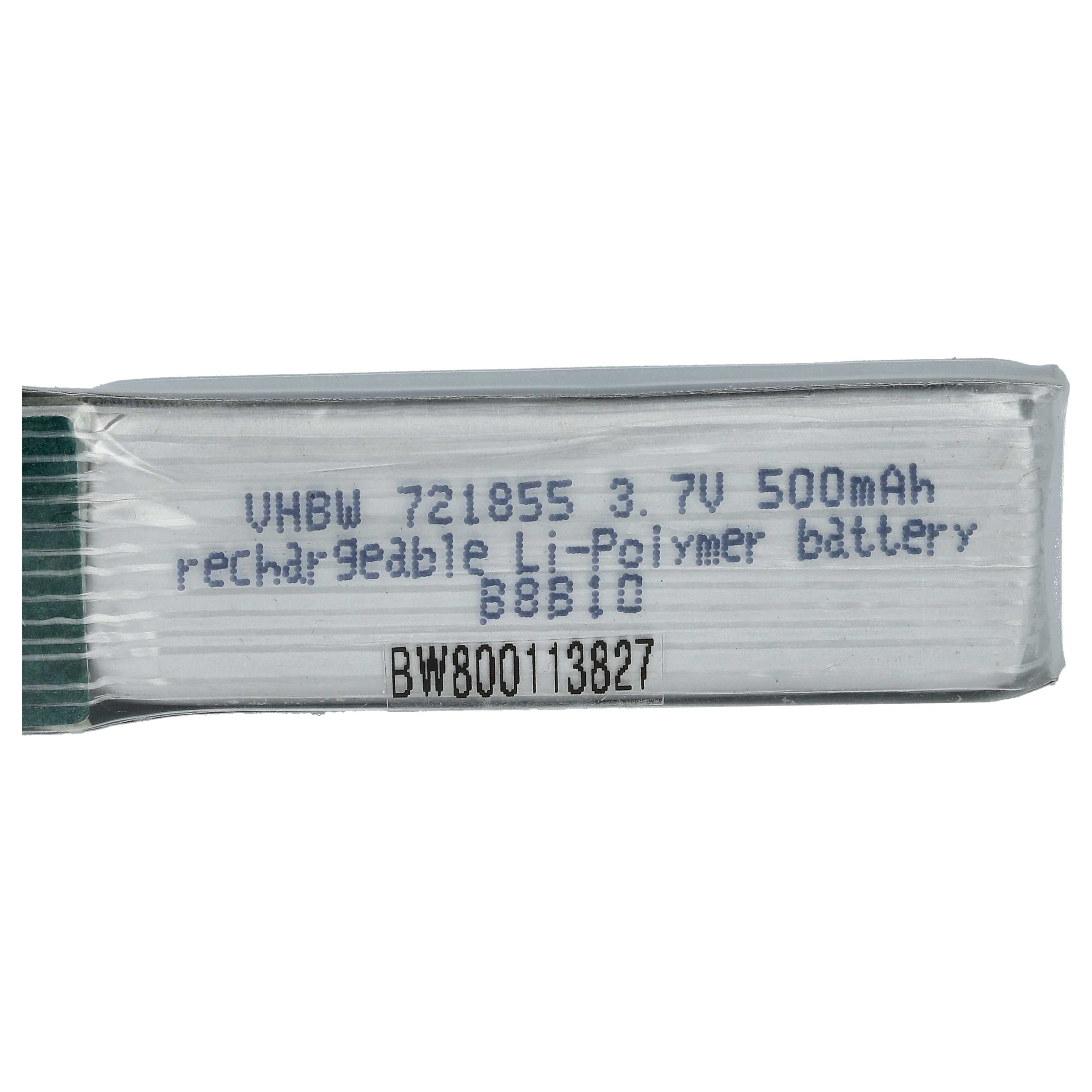 Drohnen-Akku passend für UDI U818A Quadrocopter - 500mAh 3,7V Li-Ion