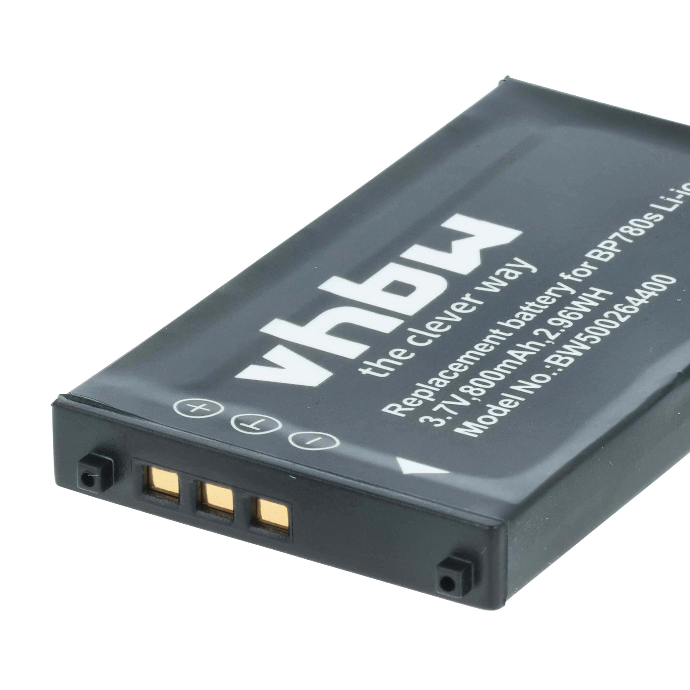 3x Battery replaces Kyocera BP780s - 700mAh, 3.7V, Li-Ion