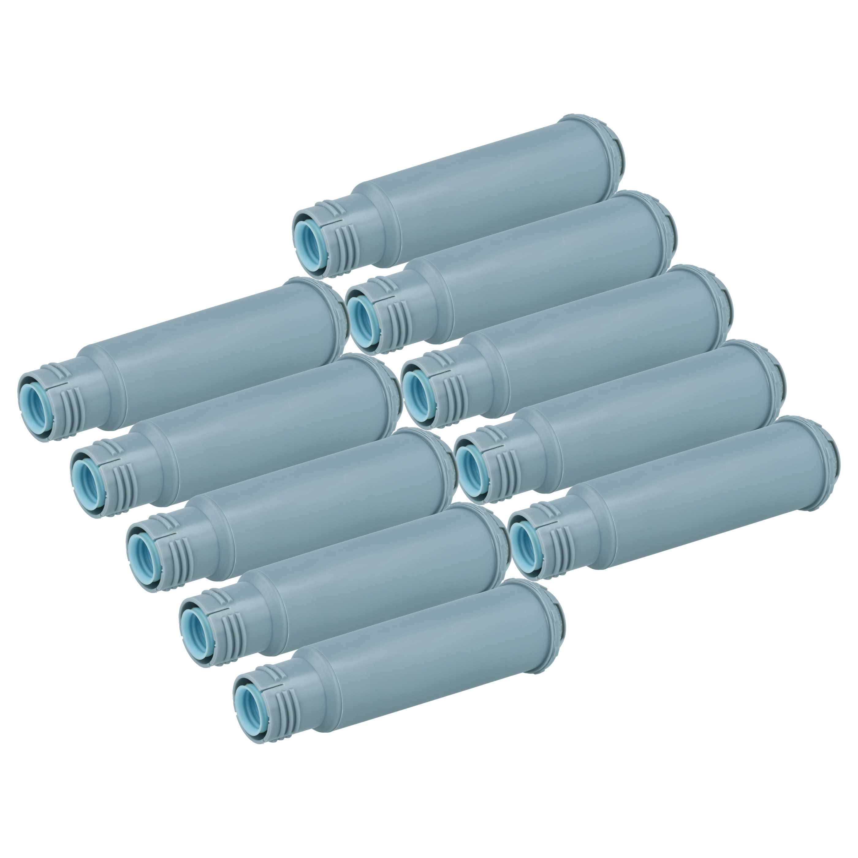 10x Filtres à eau remplace AEG AEL-01, 9000849514 pour machine à café Tefal – gris