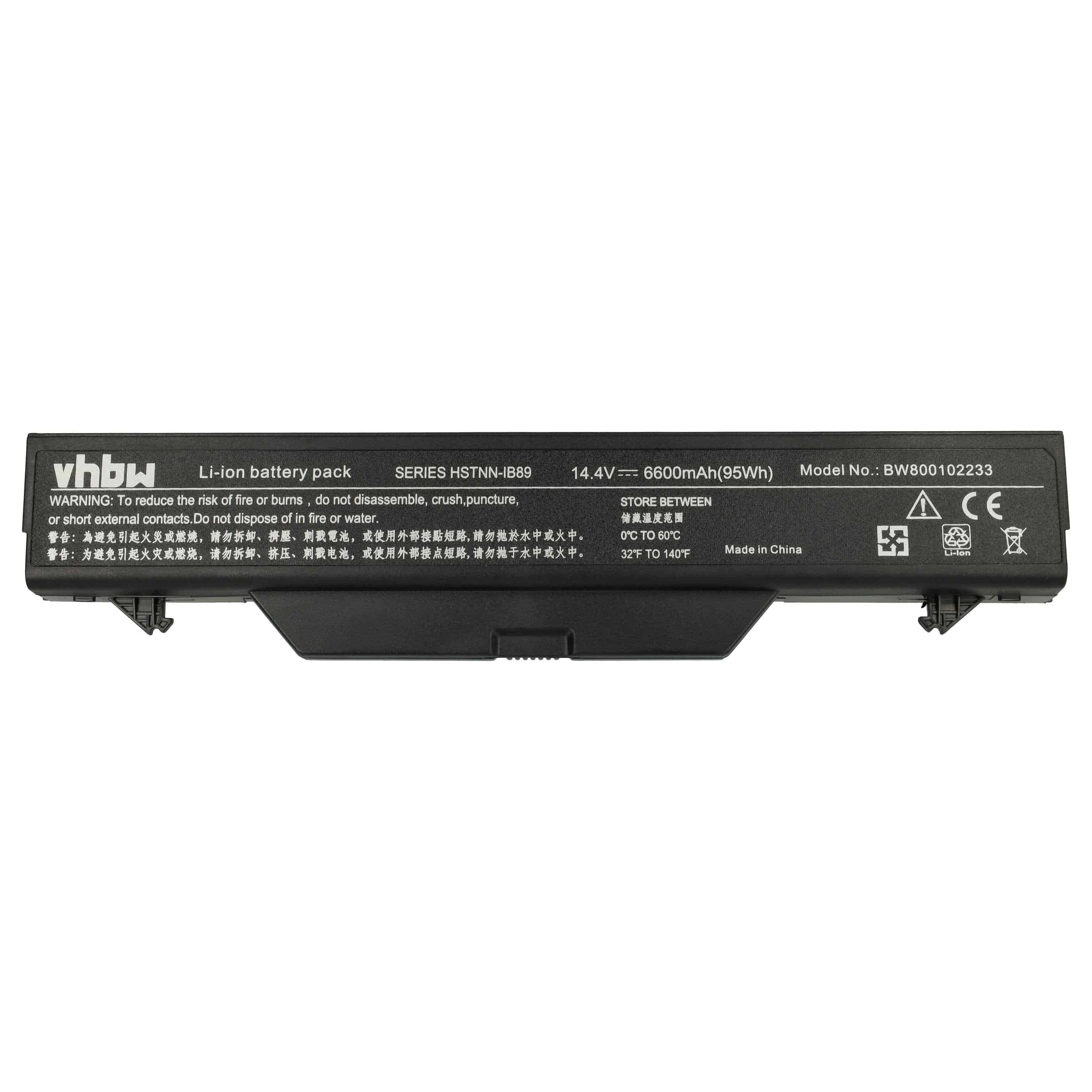 Akumulator do laptopa zamiennik HP HSTNN-I60C-5, 513130-321, 535808-001 - 6600 mAh 14,4 V Li-Ion, czarny