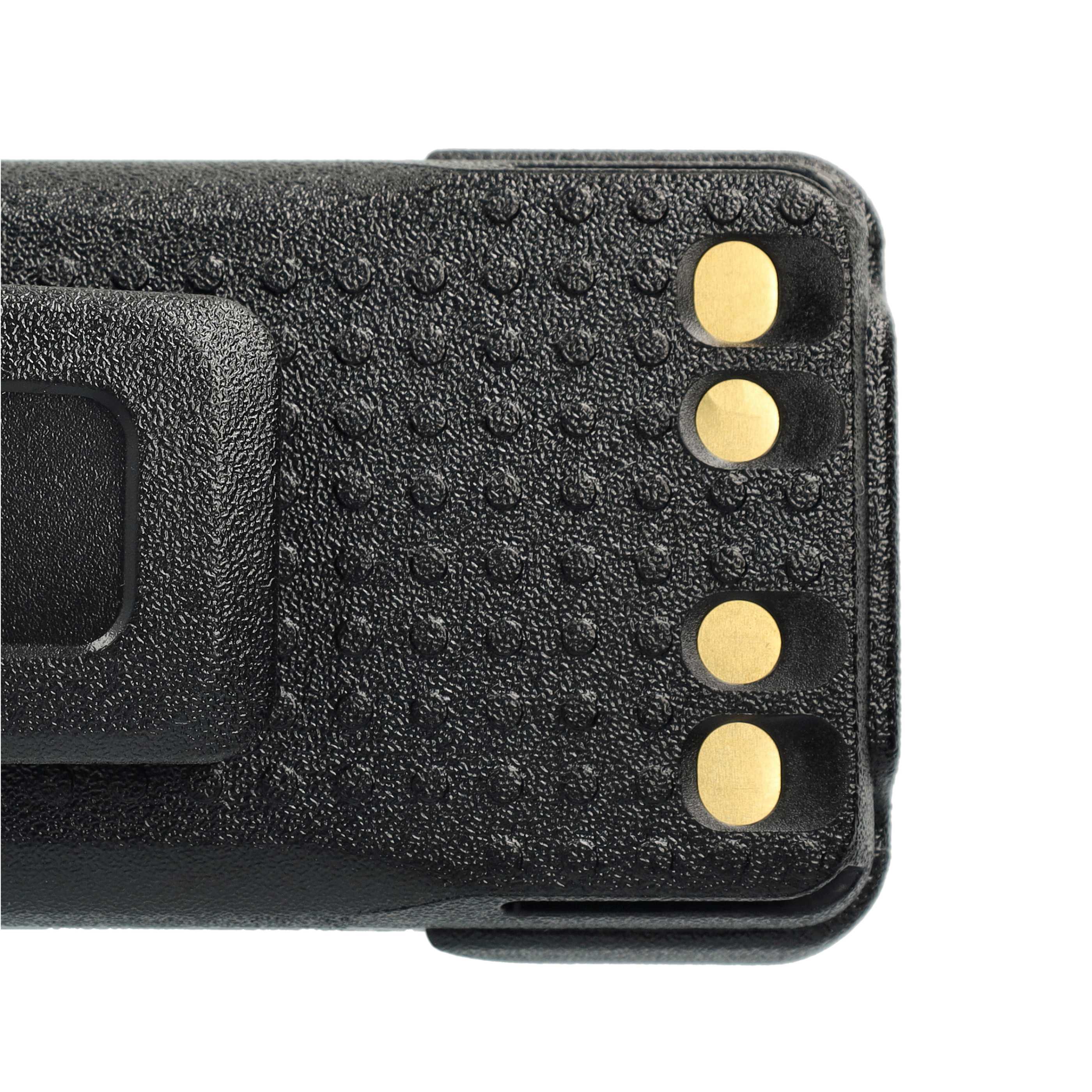 Radio 5x Battery replaces Motorola PMNN4416, PMNN4415AR, PMNN4415, PMNN441 - 2600 mAh 7.4 V Li-Ion + Belt Clip
