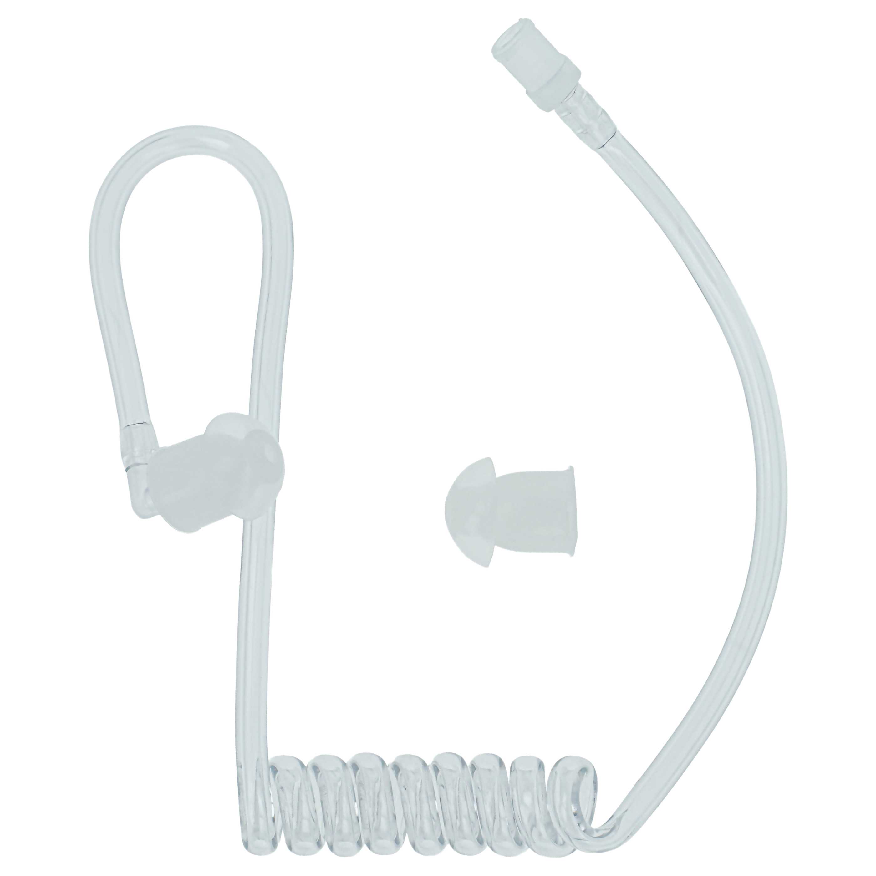 Tubo acustico per Headset - incl. 2x olive auricolari, trasparente