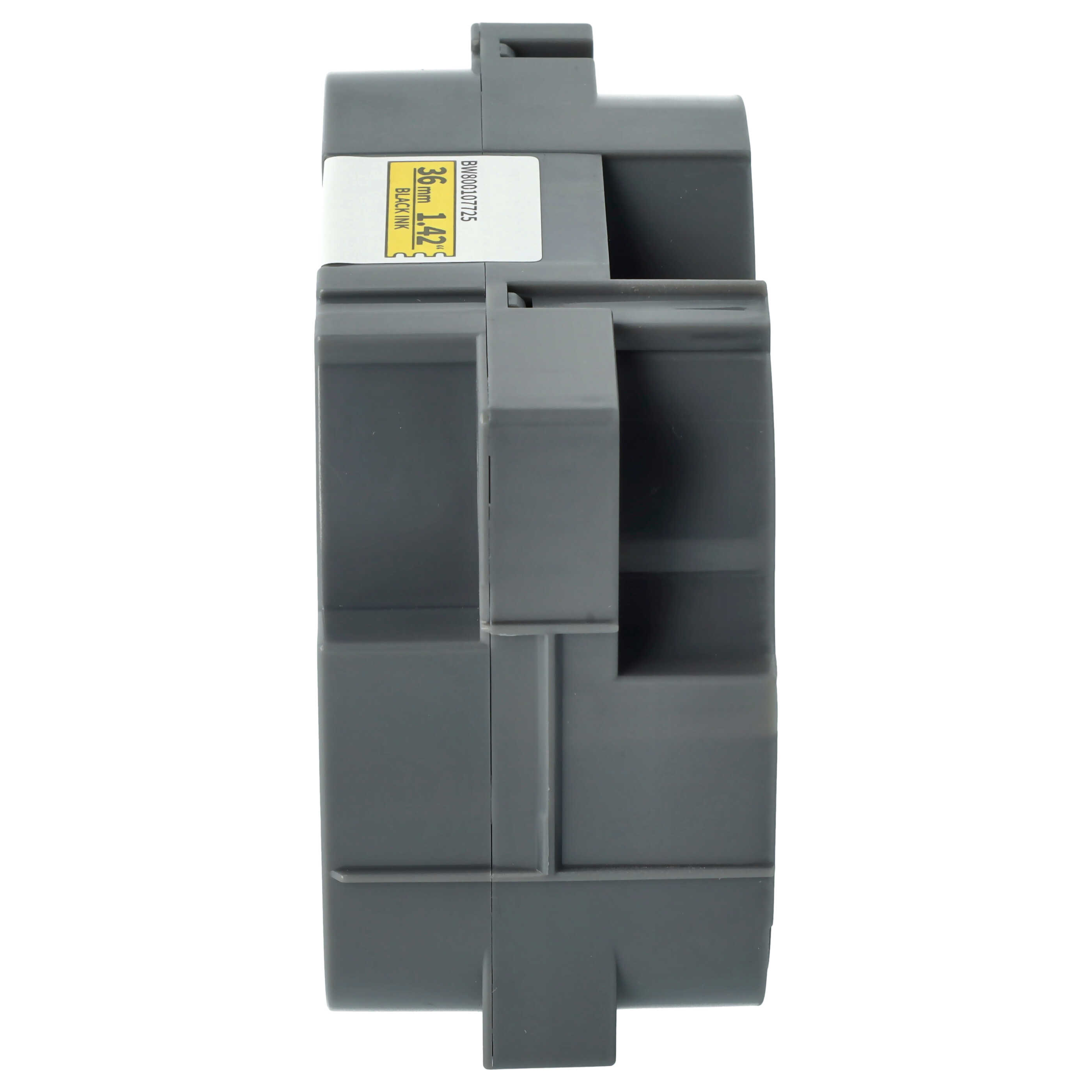 Cassetta nastro sostituisce Brother TZE-FX661 per etichettatrice Brother 36mm nero su giallo, flessibile