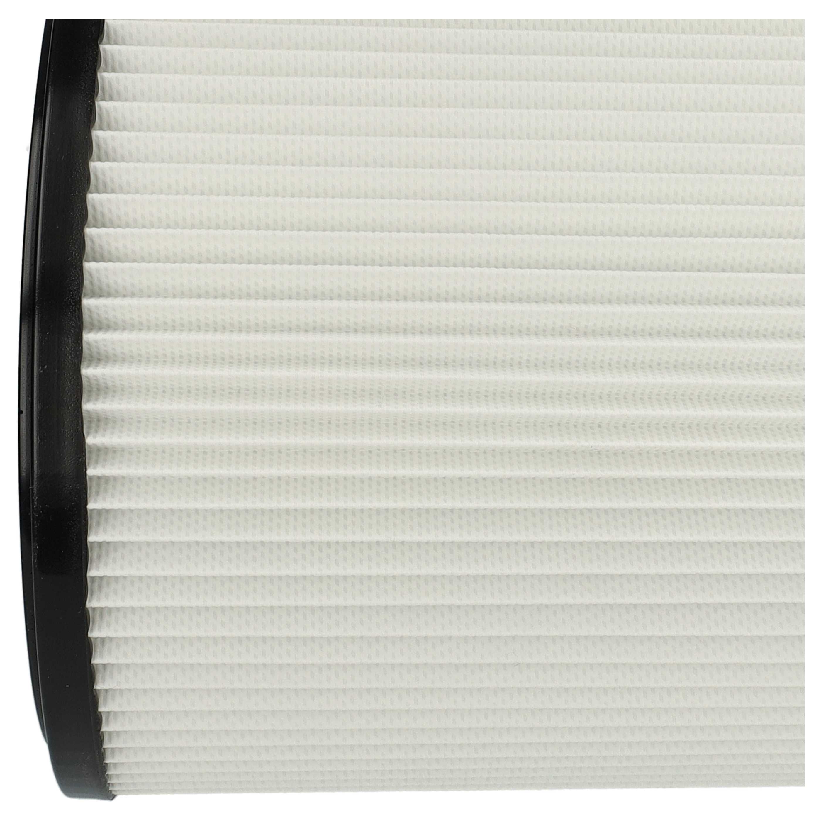 4x Filtercartridge filter replaces Starmix 413525, 4011240413525 for Starmix Vacuum Cleaner, black / white