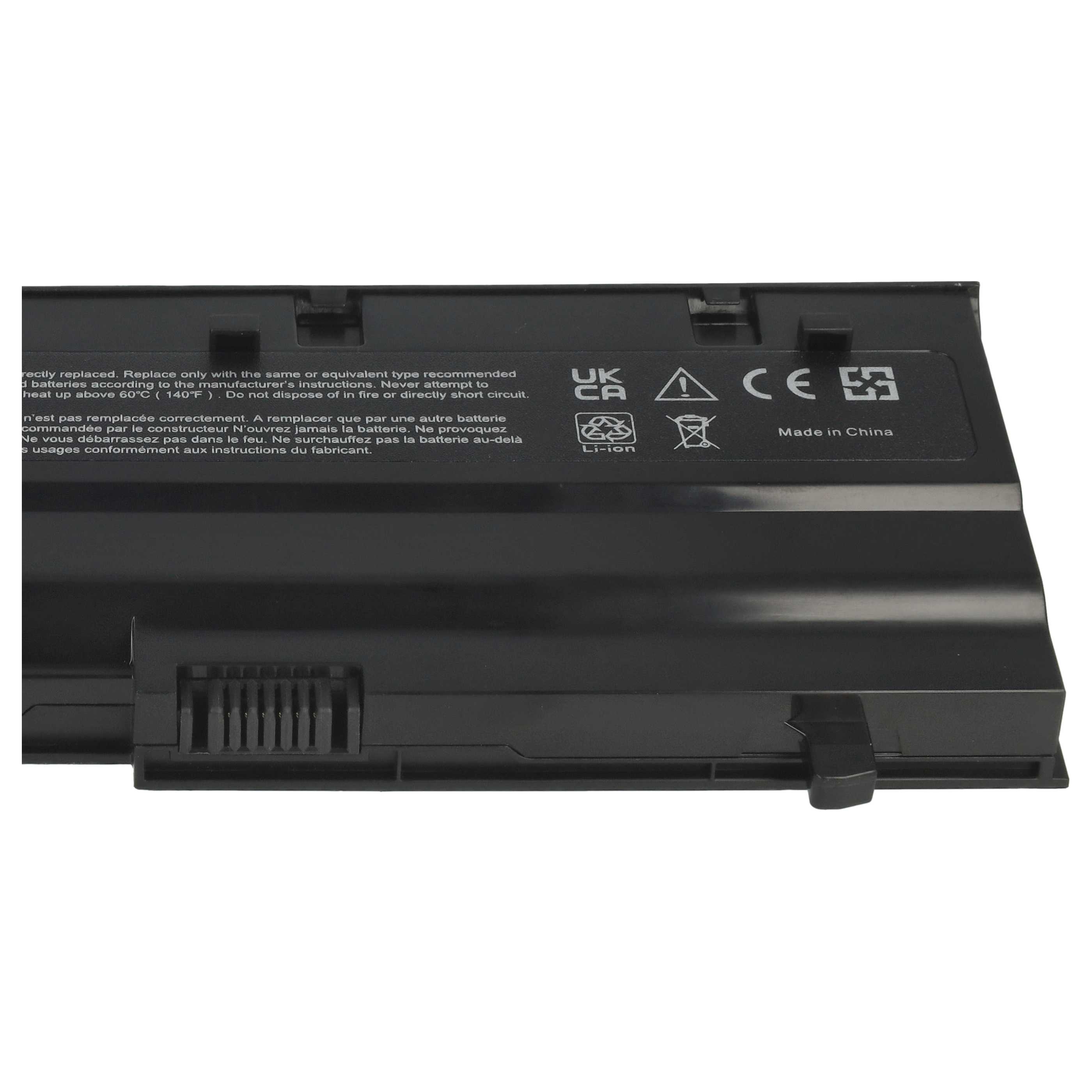 Akumulator do laptopa zamiennik Medion 40024623, 40024627, 40022954, 40022955 - 6600 mAh 11,1 V Li-Ion, czarny