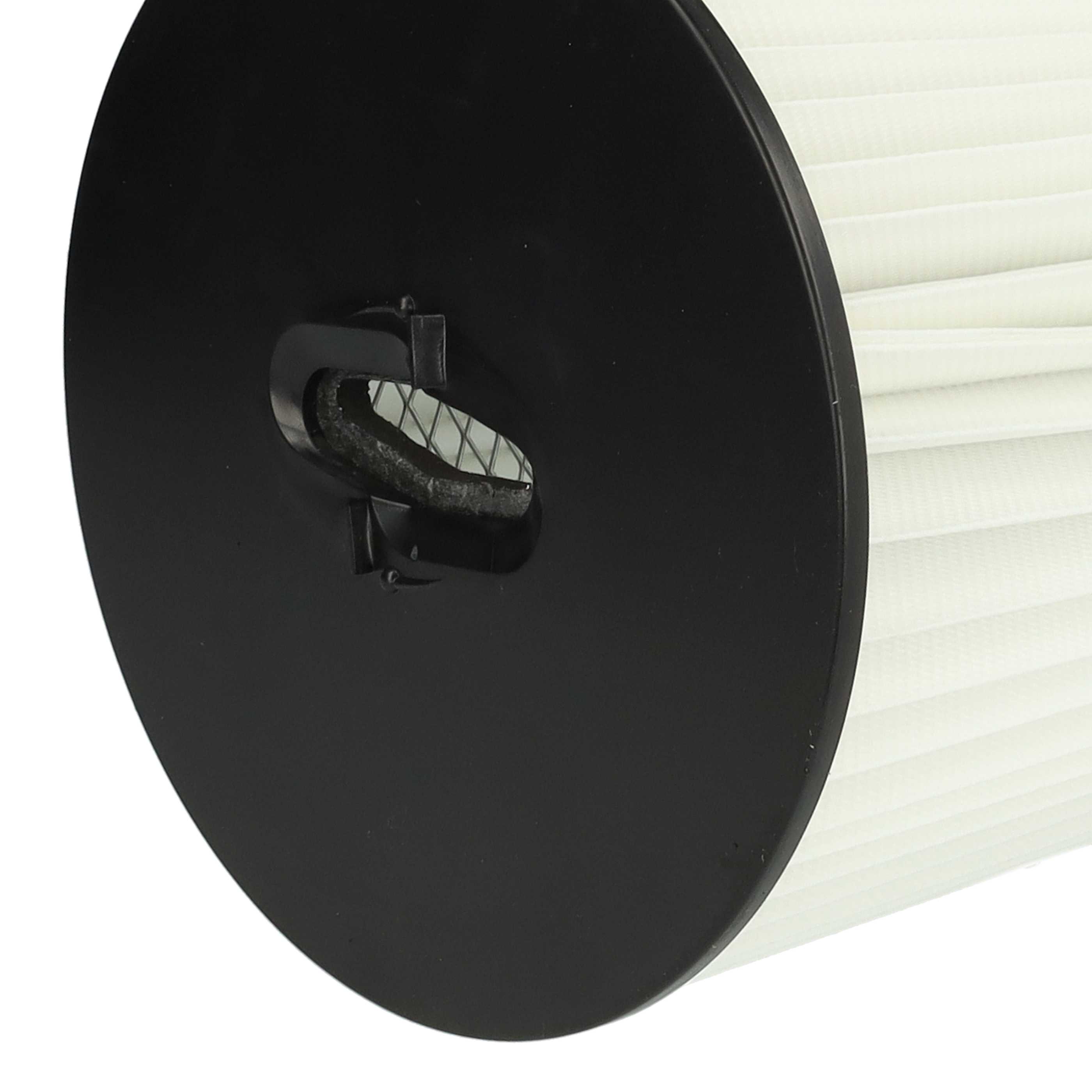 4x Filterround filter replaces Dirt Devil 8106-01 for Royal Vacuum Cleaner, black / white