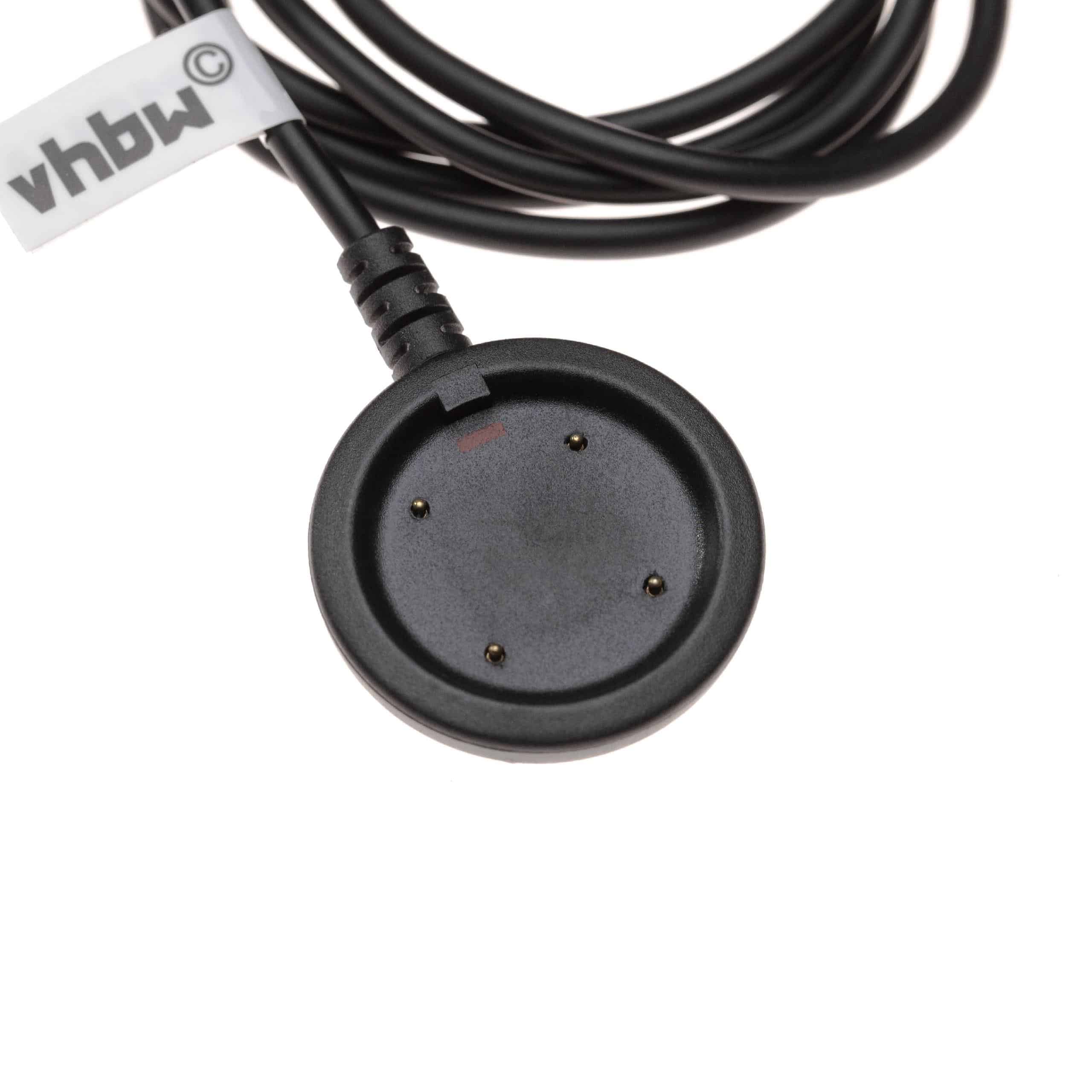 Cable de carga USB para smartwatch Polar Vantage M, V - negro 97 cm