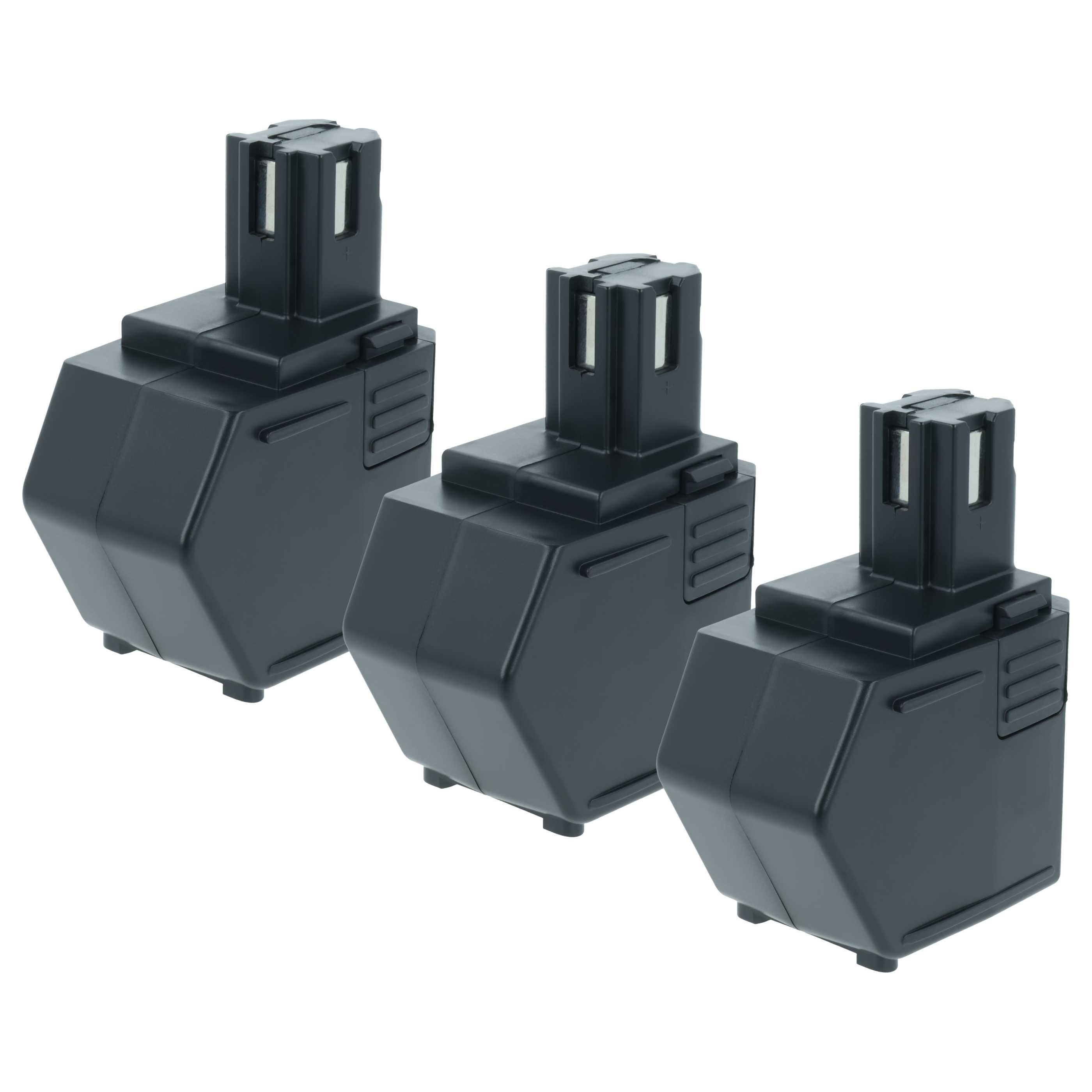 3x Battery replaces Hilti SFB105, SBP12, SFB125, SFB121, 00315082 Electric Power Tool - 1500 mAh, 12 V, NiMH