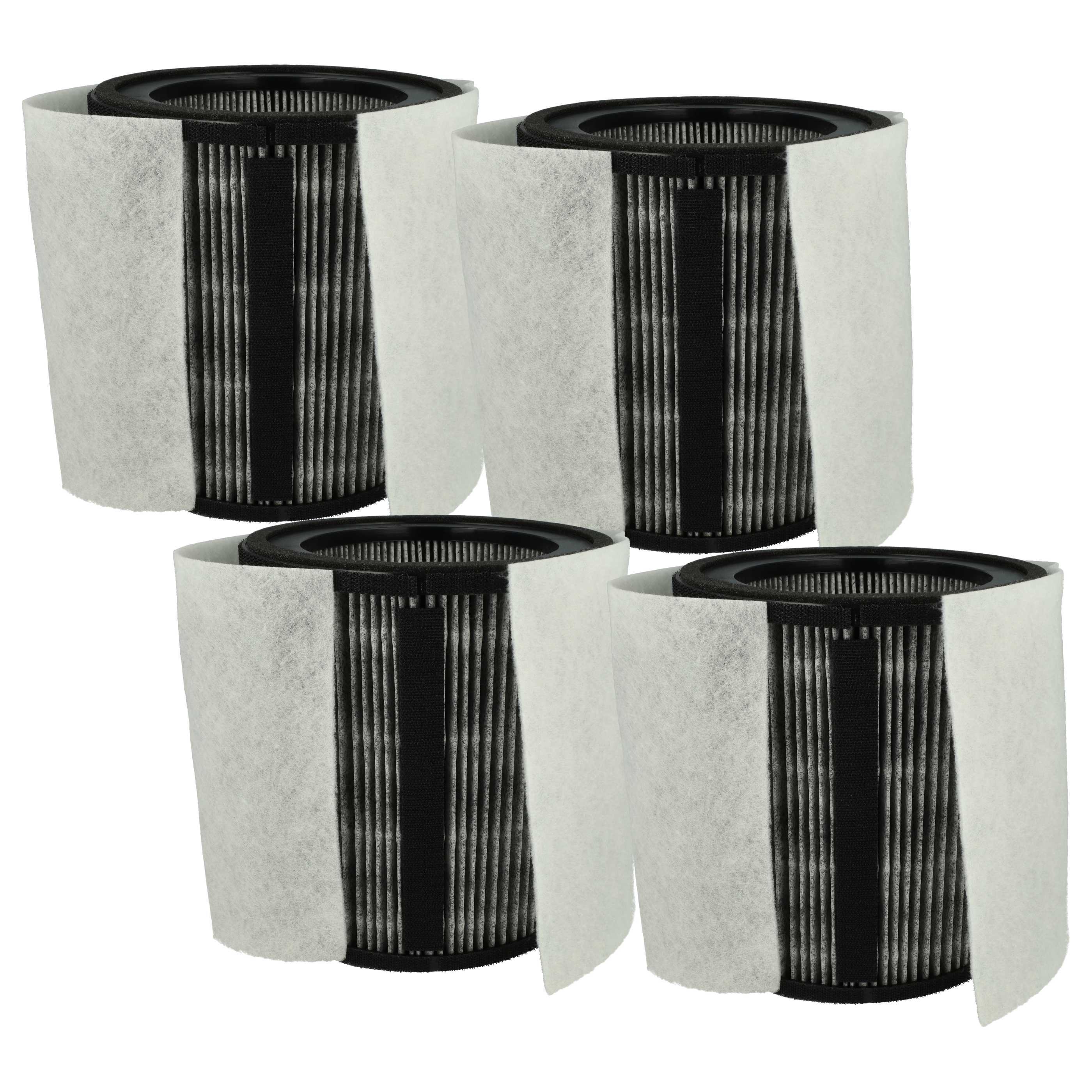 4x HEPA Filter replaces Leifheit / Soehnle 68107, 5028252599863 for Leitz Air Humidifier etc.