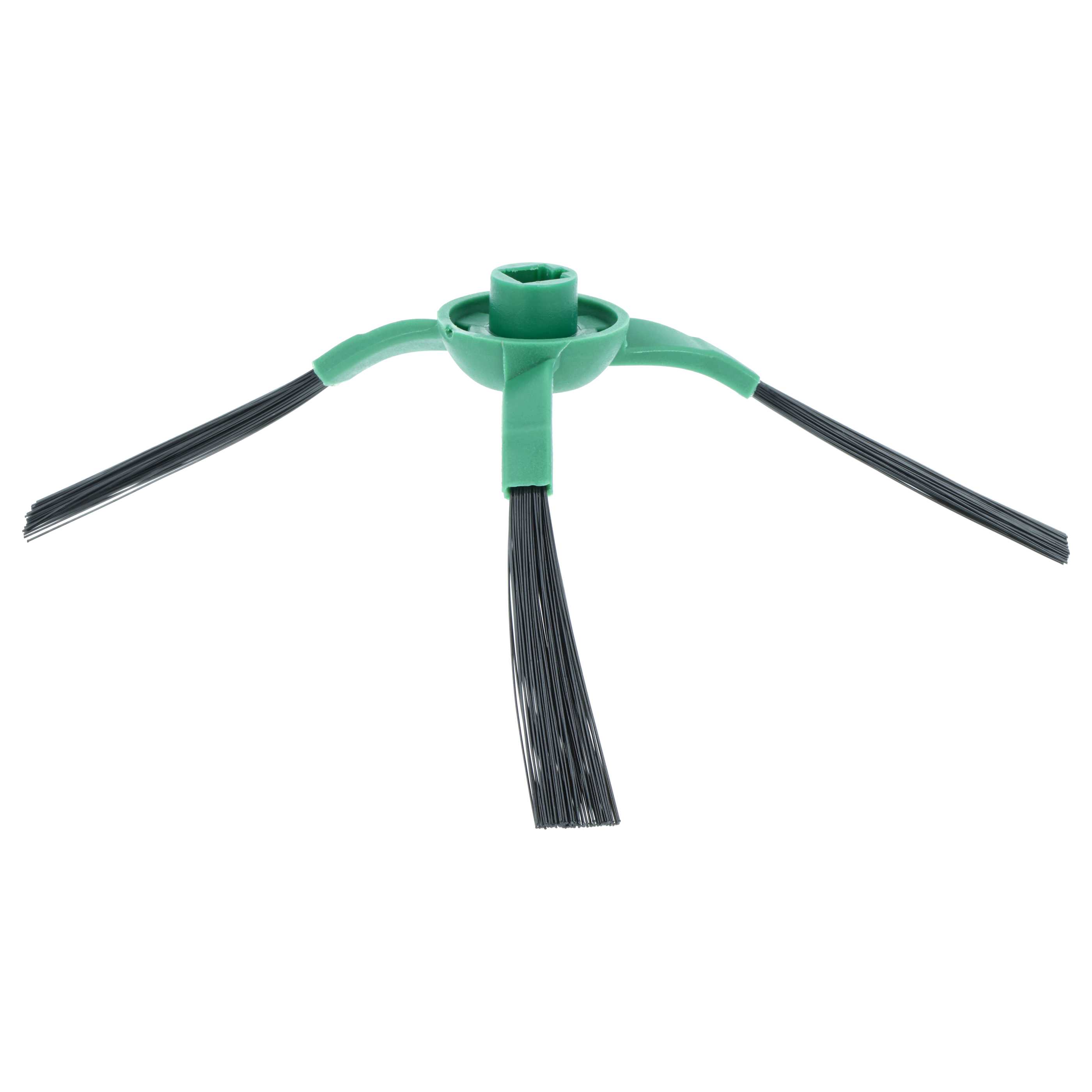 3x Side Brush suitable for iRobot Roomba Robot Vacuum Cleaner - 3-armed, black, green