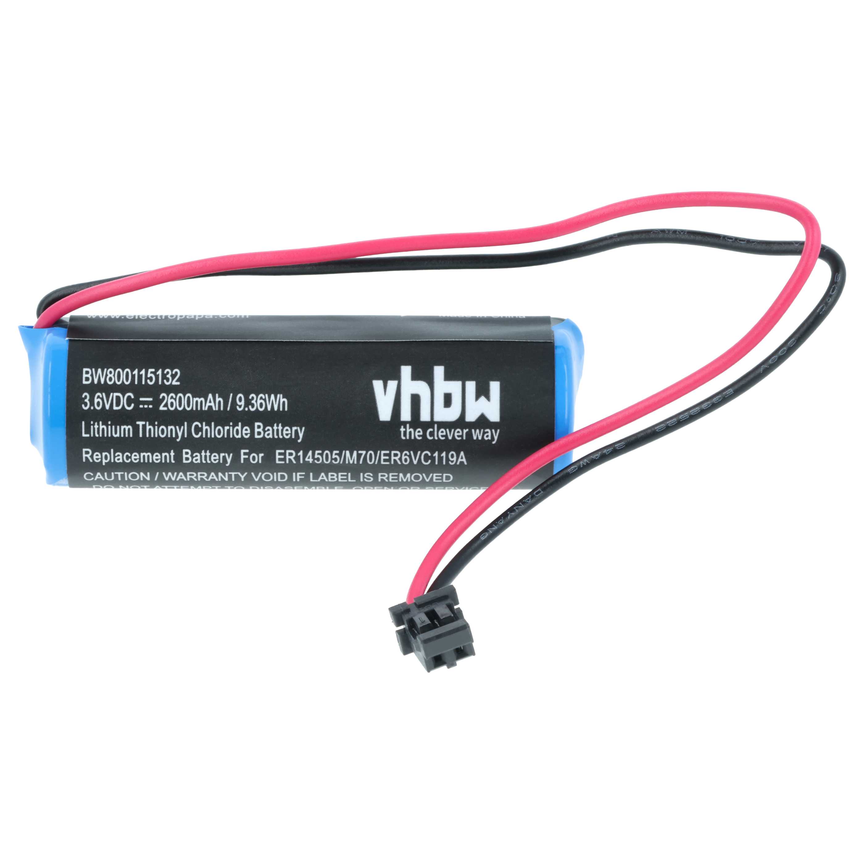 Bateria do maszyny CNC Mitsubishi - 2600 mAh 3,6 V Li-Ion