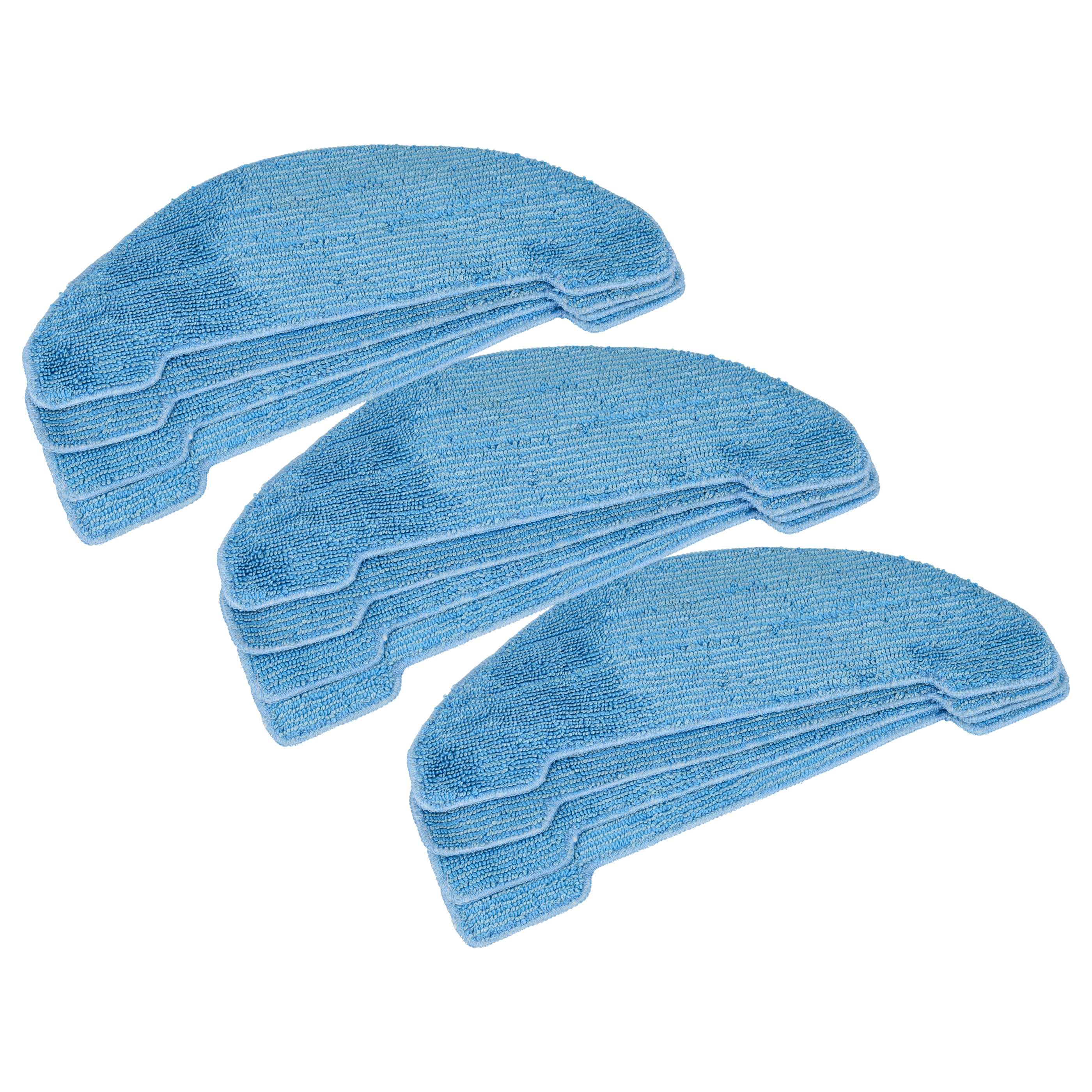 Cleaning Cloth Set (12 Part) suitable for Bagotte BG700 Robot Vacuum - microfibre