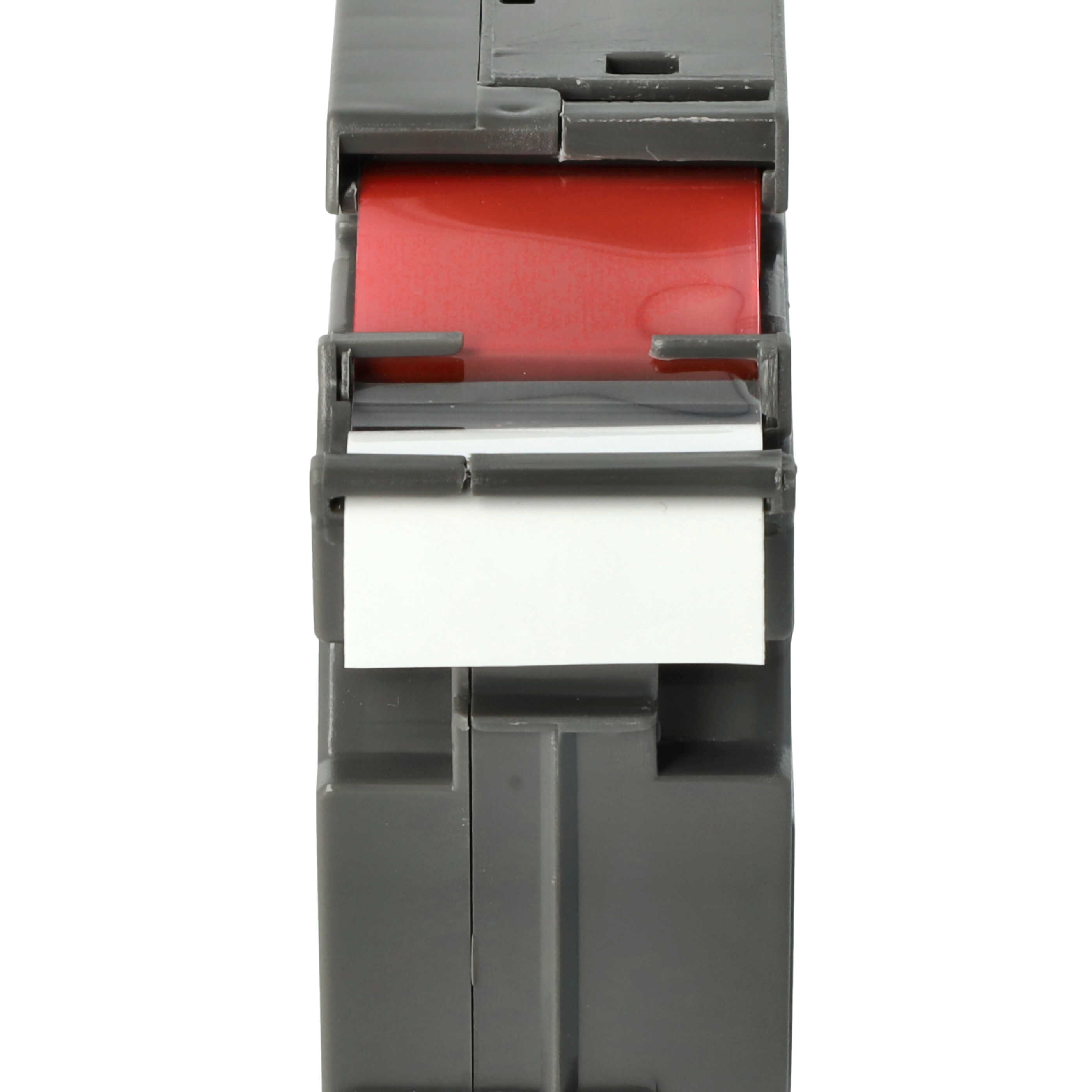 Taśma do etykiet zam. Brother TZE-FX252 - 24mm, napis czerwony / taśma biała, elastyczna