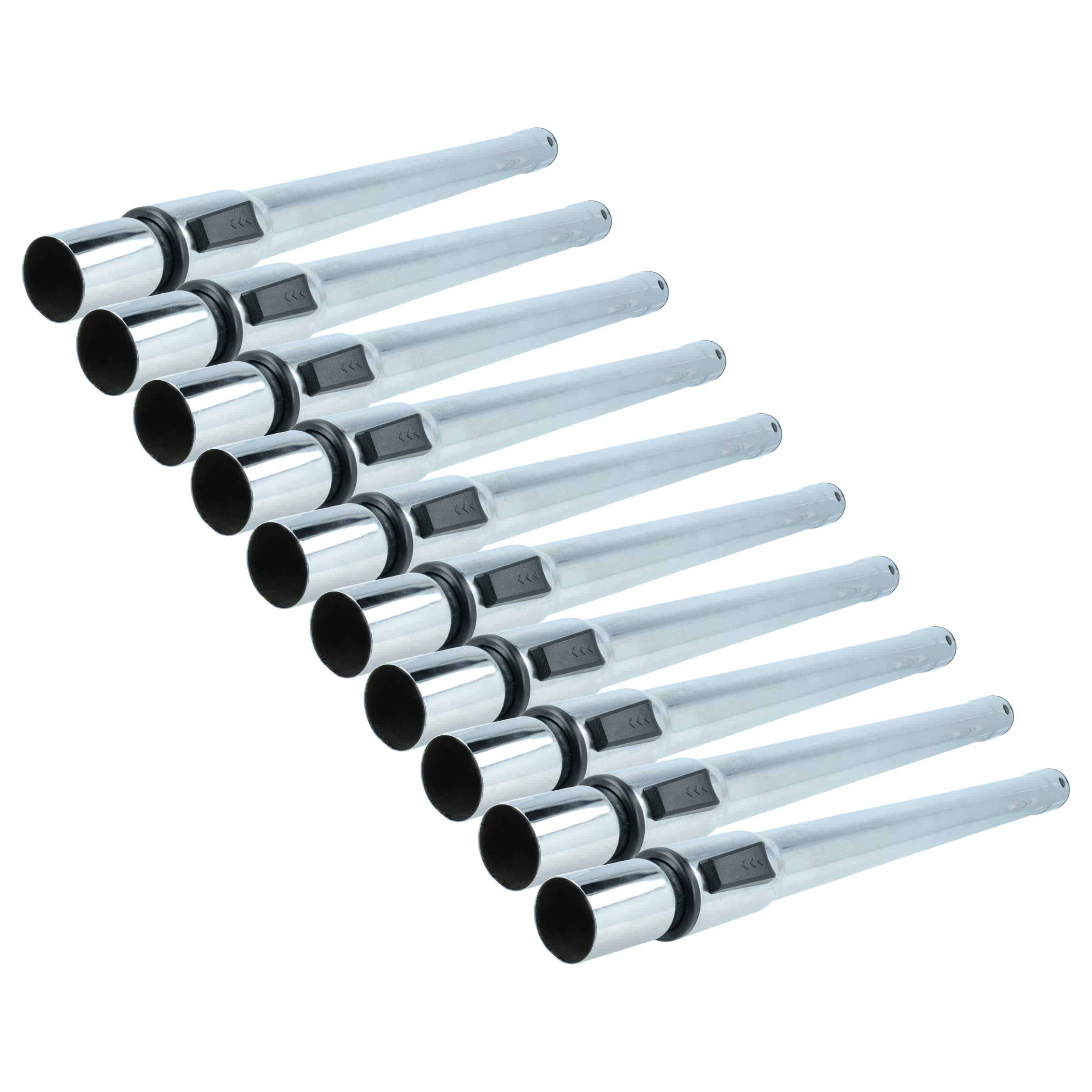 10x Tube replaces Kärcher 2.862-008.0 for Bosch Vacuum Cleaner etc. - 60cm - 97cm, black / silver