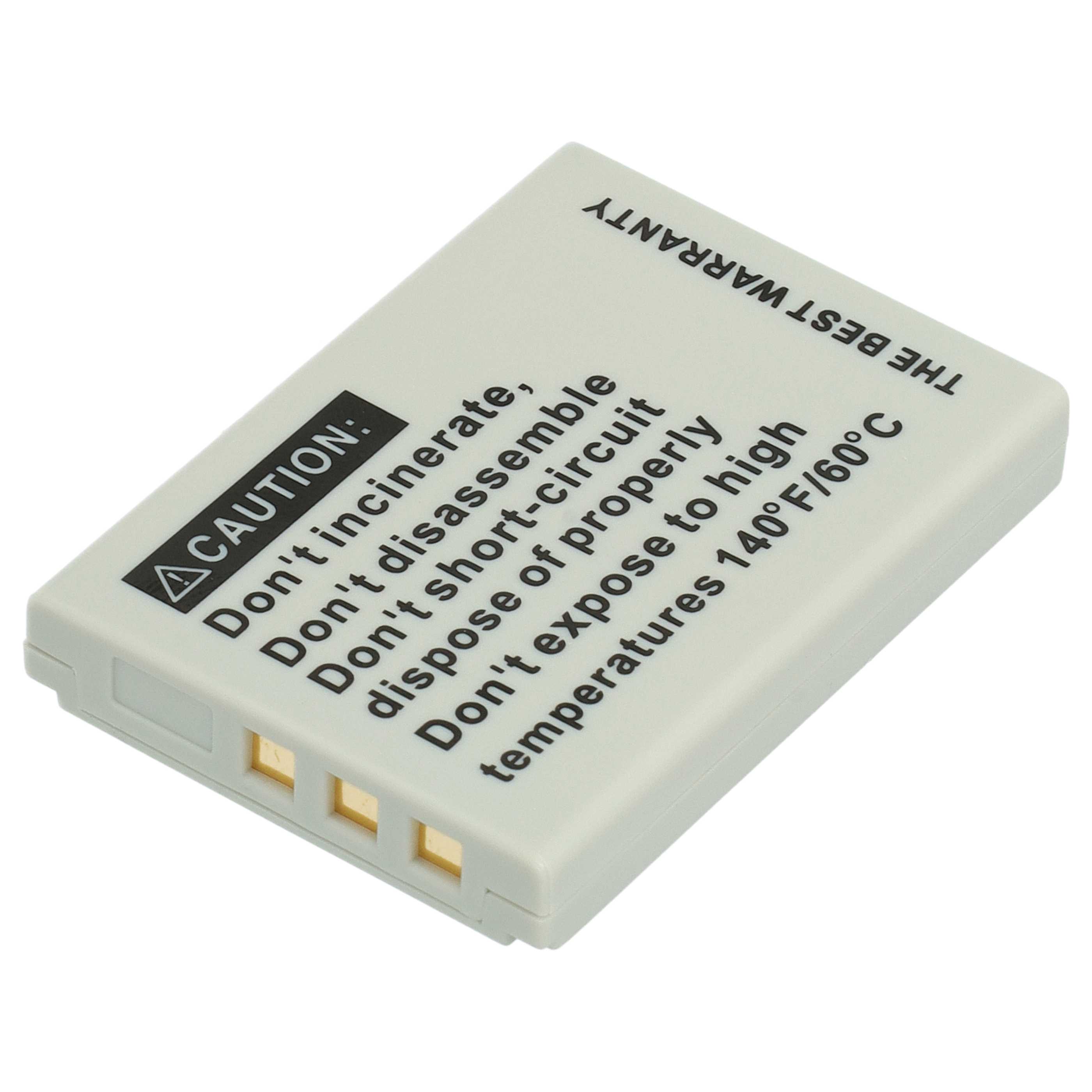 2x Batteries remplace Avant BATS4 pour appareil photo TCM- 650mAh 3,6V Li-ion