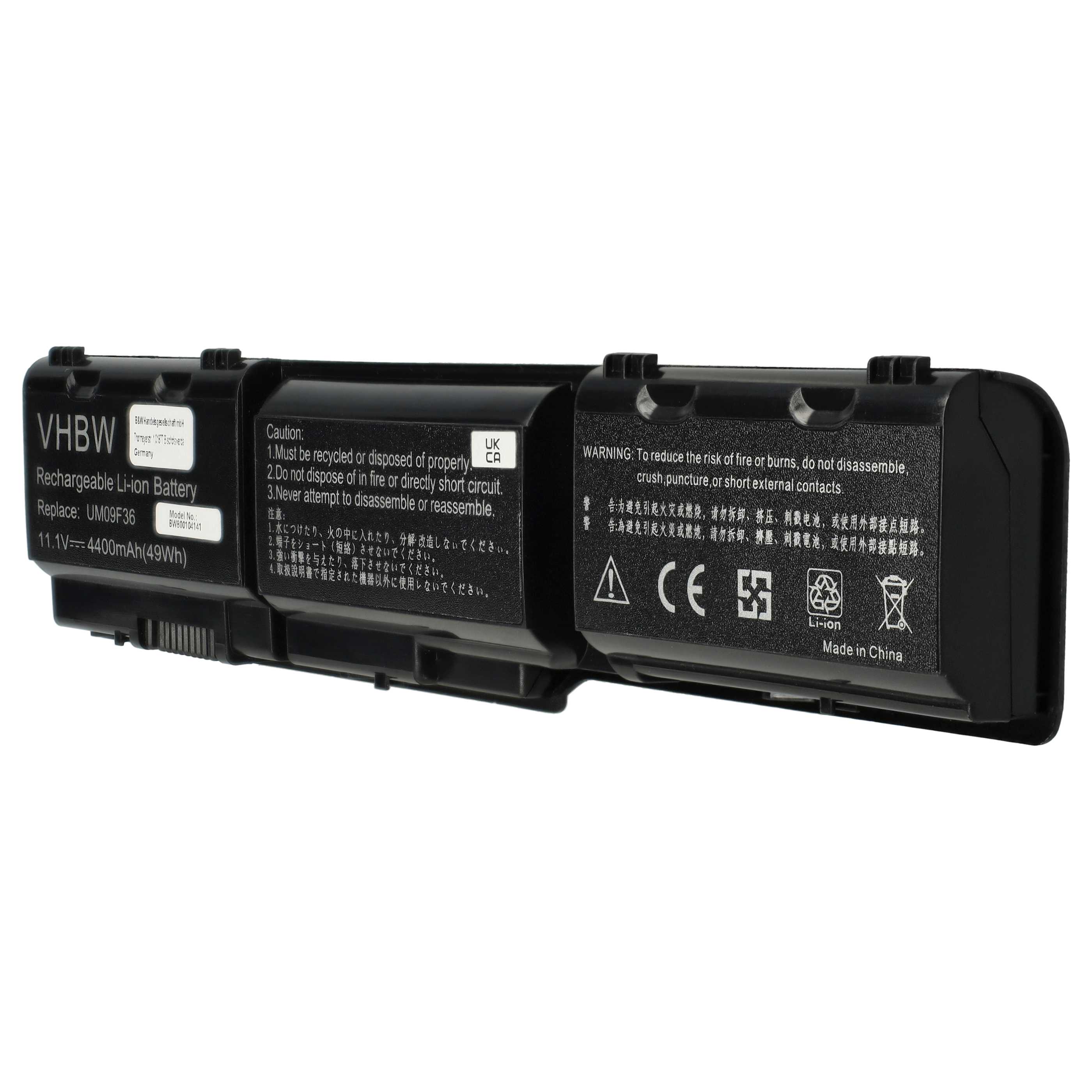 Akumulator do laptopa zamiennik Acer 3ICR19/66-2, AK.006BT.069, 934T2053F - 4400 mAh 11,1 V Li-Ion, czarny