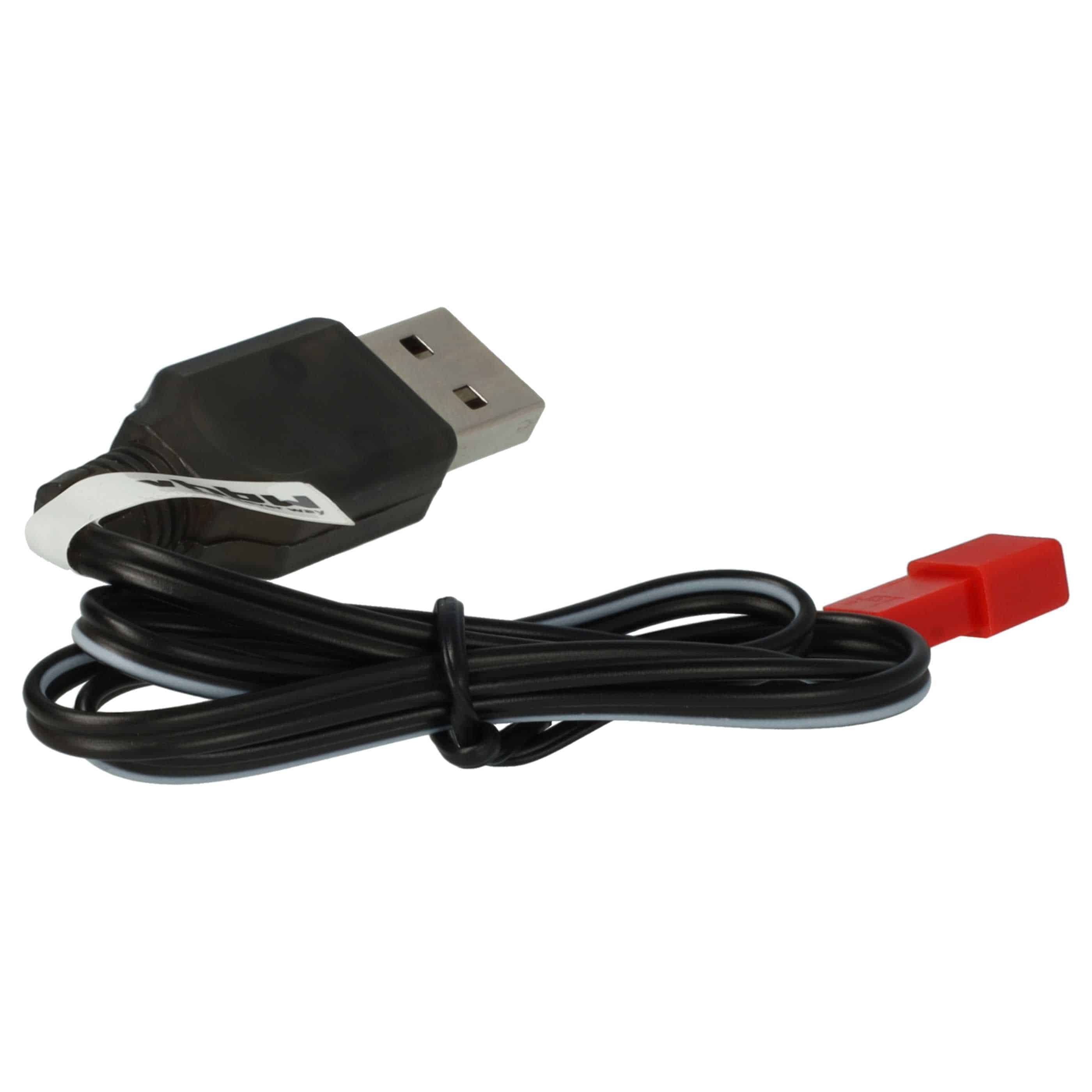 USB-Ladekabel passend für RC-Akkus mit JST-Anschluss, RC-Modellbau Akkupacks - 60cm 3,6V