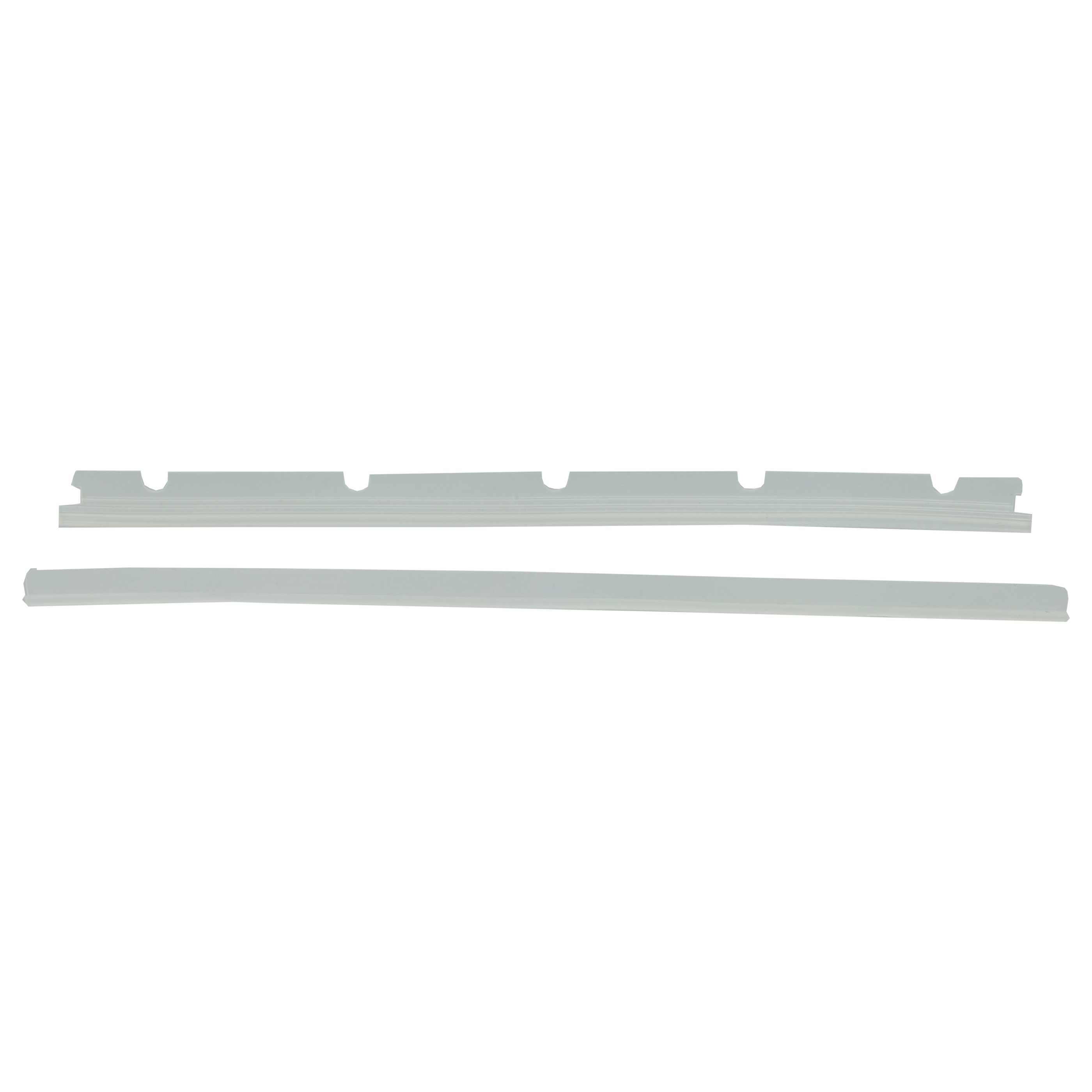 6x Rubber Lip suitable for Neato XV Essential Robot Vacuum Cleaner - With Slats, Incl. Pulling-Off Device
