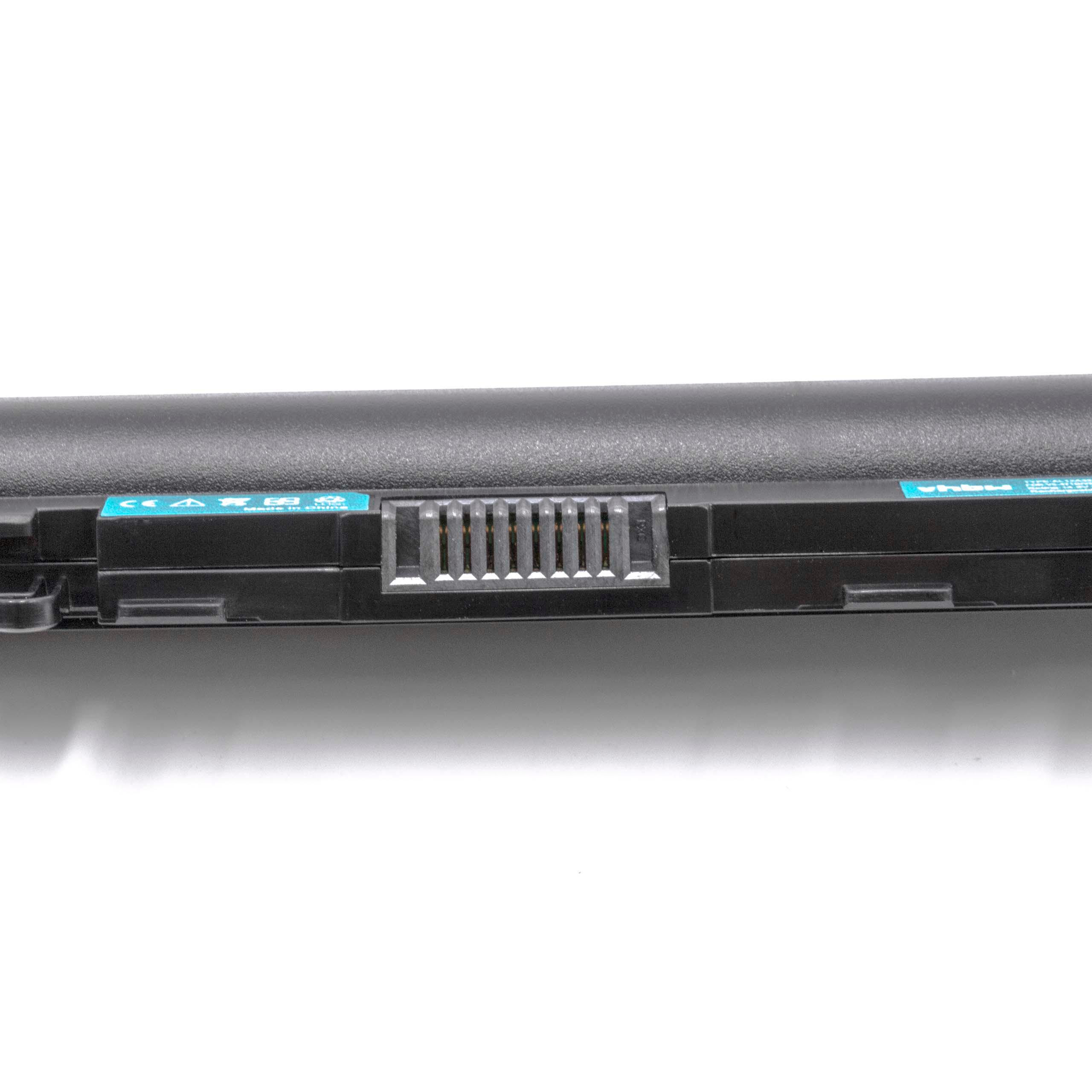 Batterie remplace Acer AL12A32, 4ICR17/65, AK.004BT.097 pour ordinateur portable - 2600mAh 14,8V Li-ion, noir