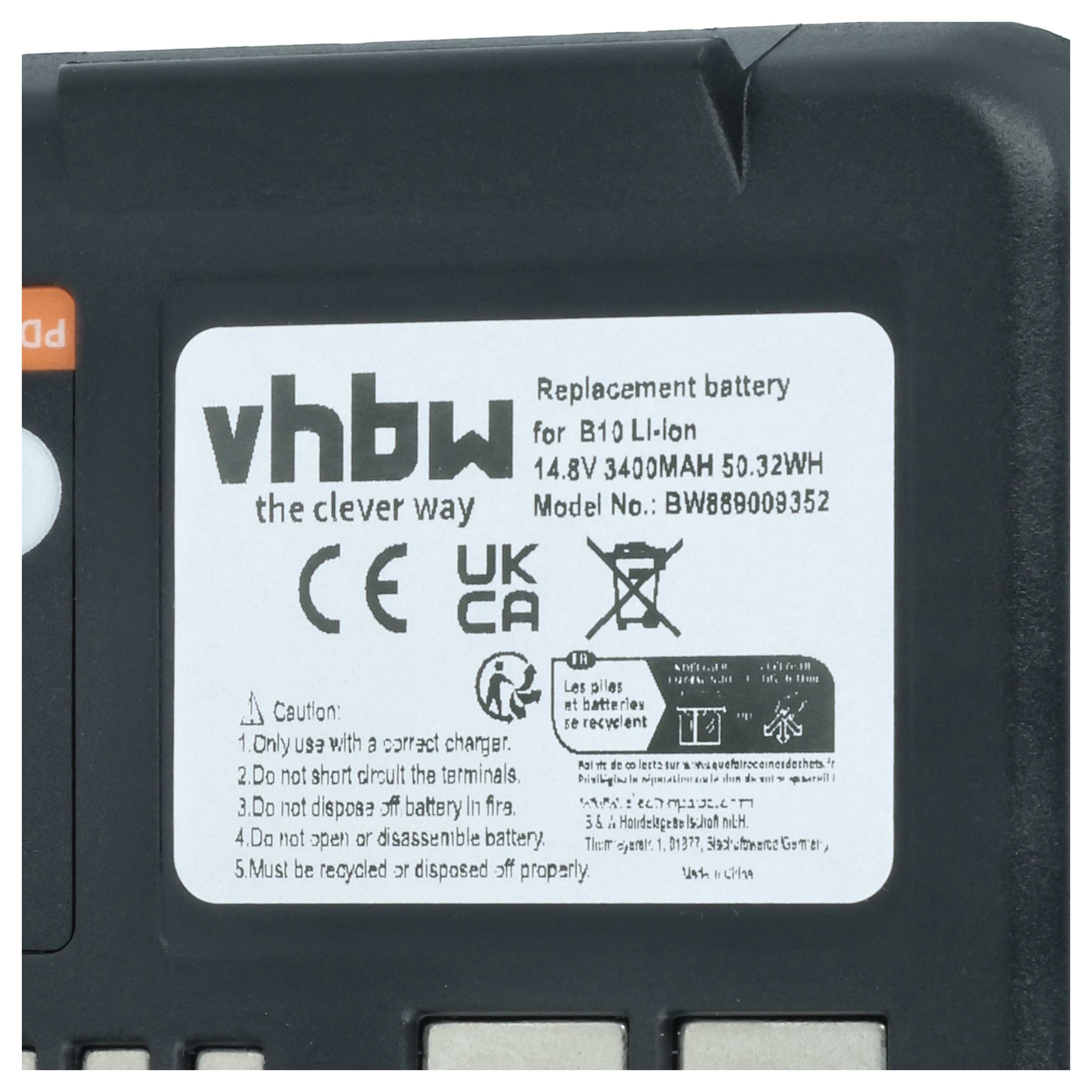 Akku für Kamera wie Profoto B10 u.a., Li-Ion, 14.8 V, 3400 mAh
