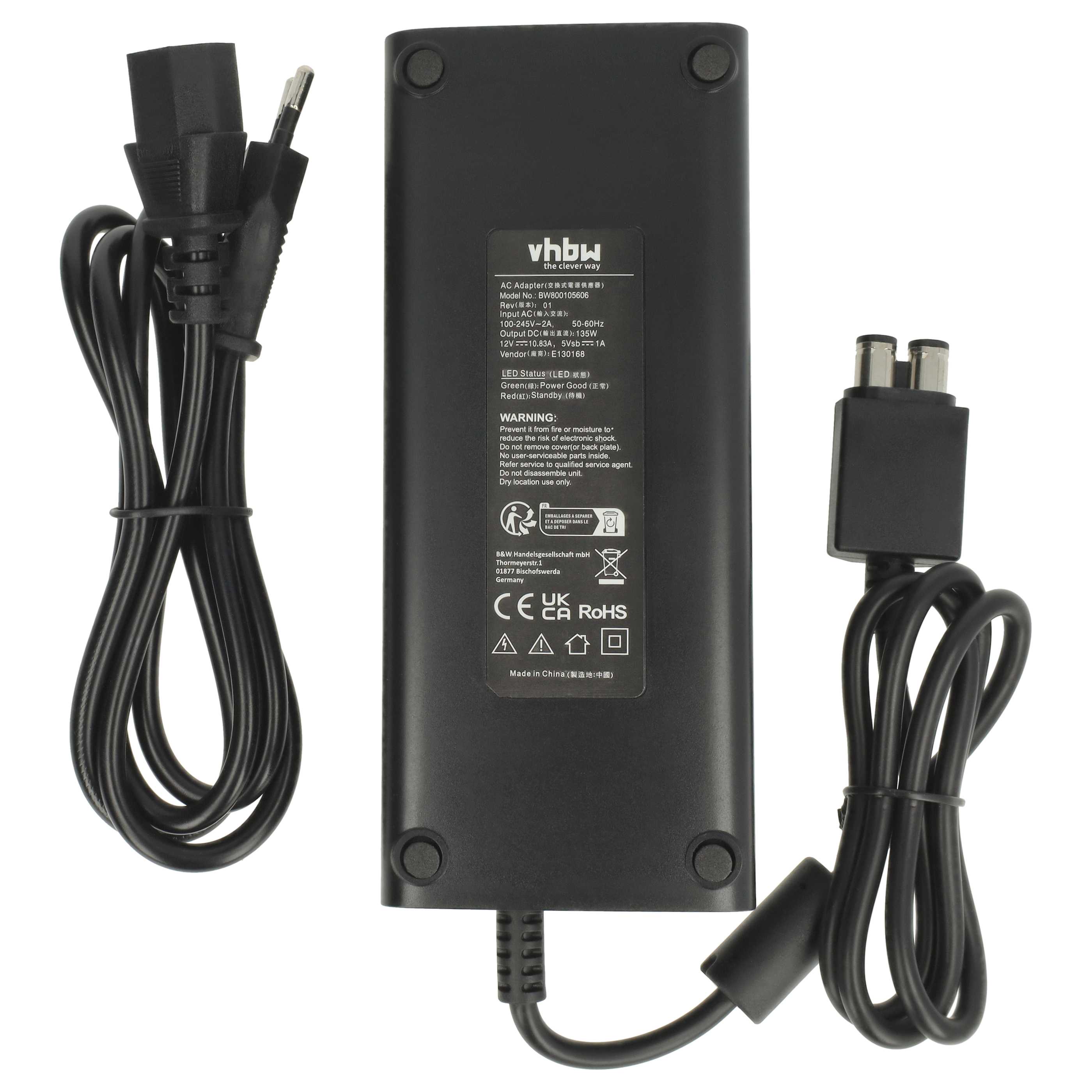 Alimentatore per console di gioco Microsoft Xbox 360 Slim - 20,2 cm