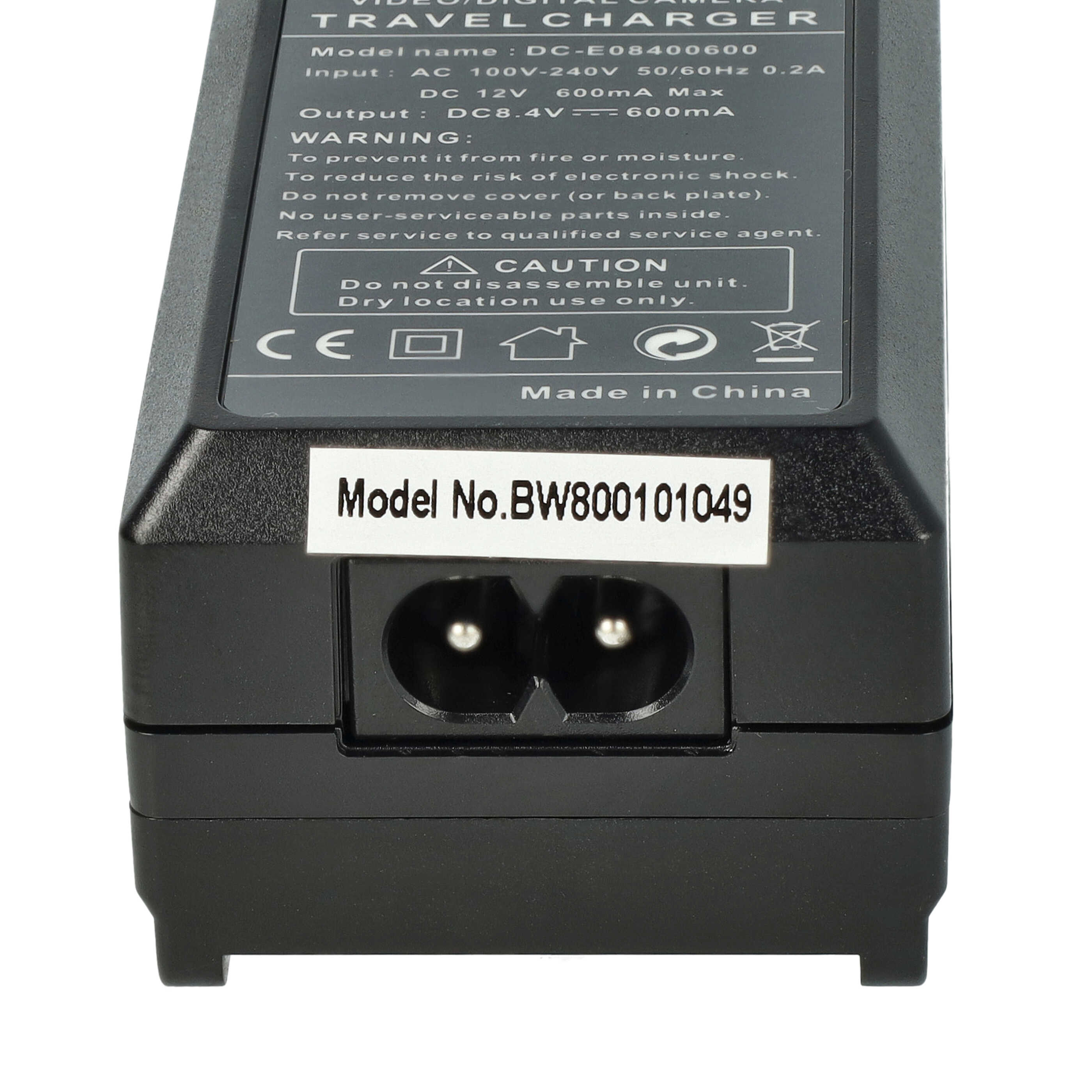 Caricabatterie + adattatore da auto per fotocamera Lumix - 0,6A 8,4V 88,5cm