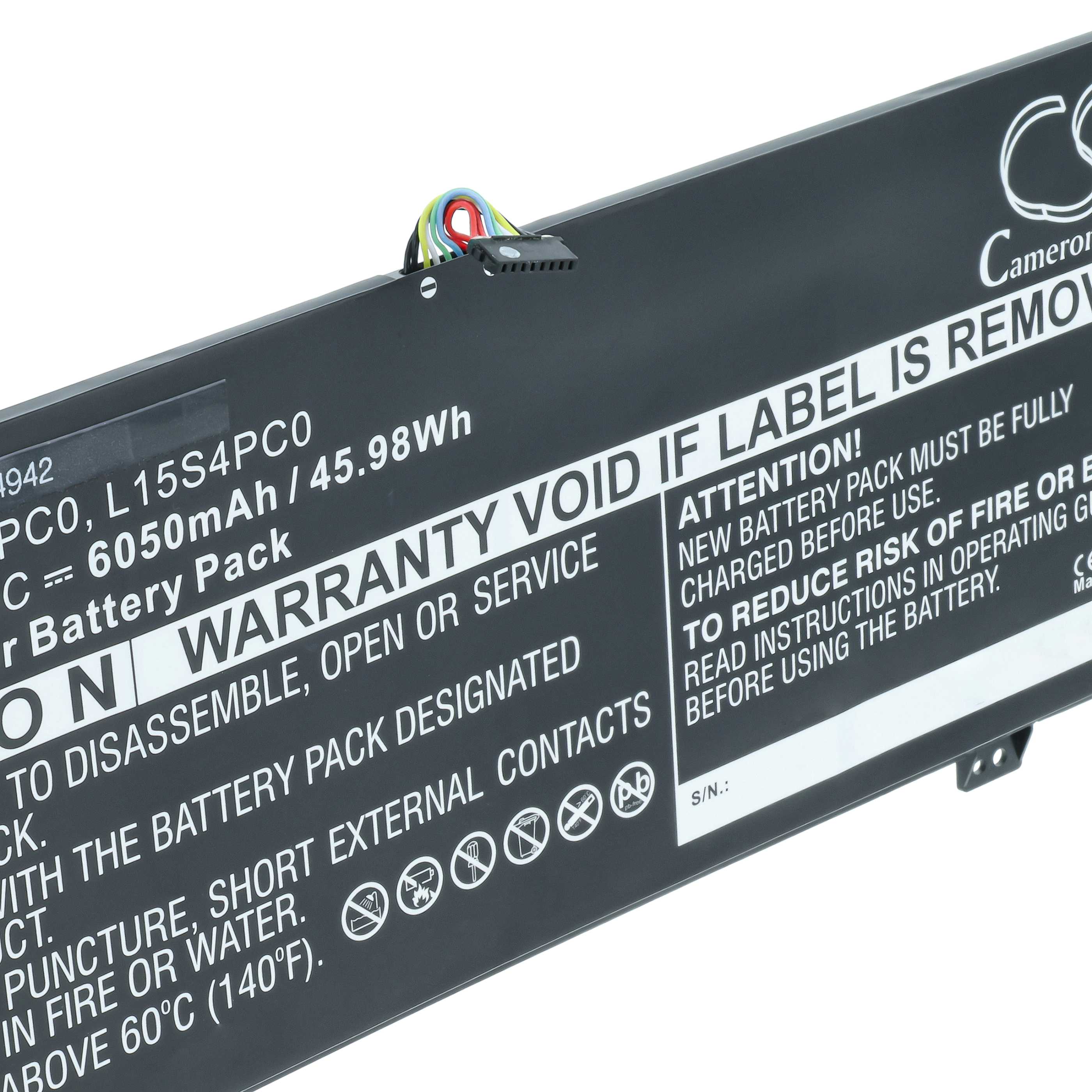 Akumulator do laptopa zamiennik Lenovo L15L4PCO, L15S4PC0, L15L4PC0 - 6050 mAh 7,6 V LiPo
