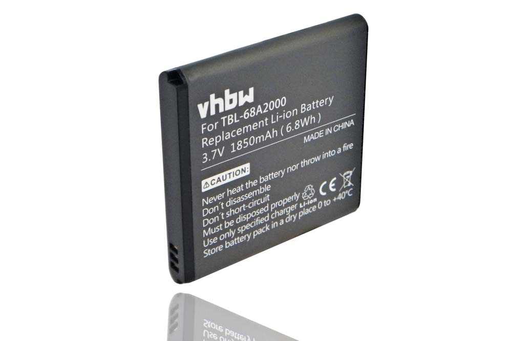 Batteria per hotspot modem router portatile sostituisce TP-Link TBL-68A2000 Falk - 1850mAh 3,7V Li-Ion